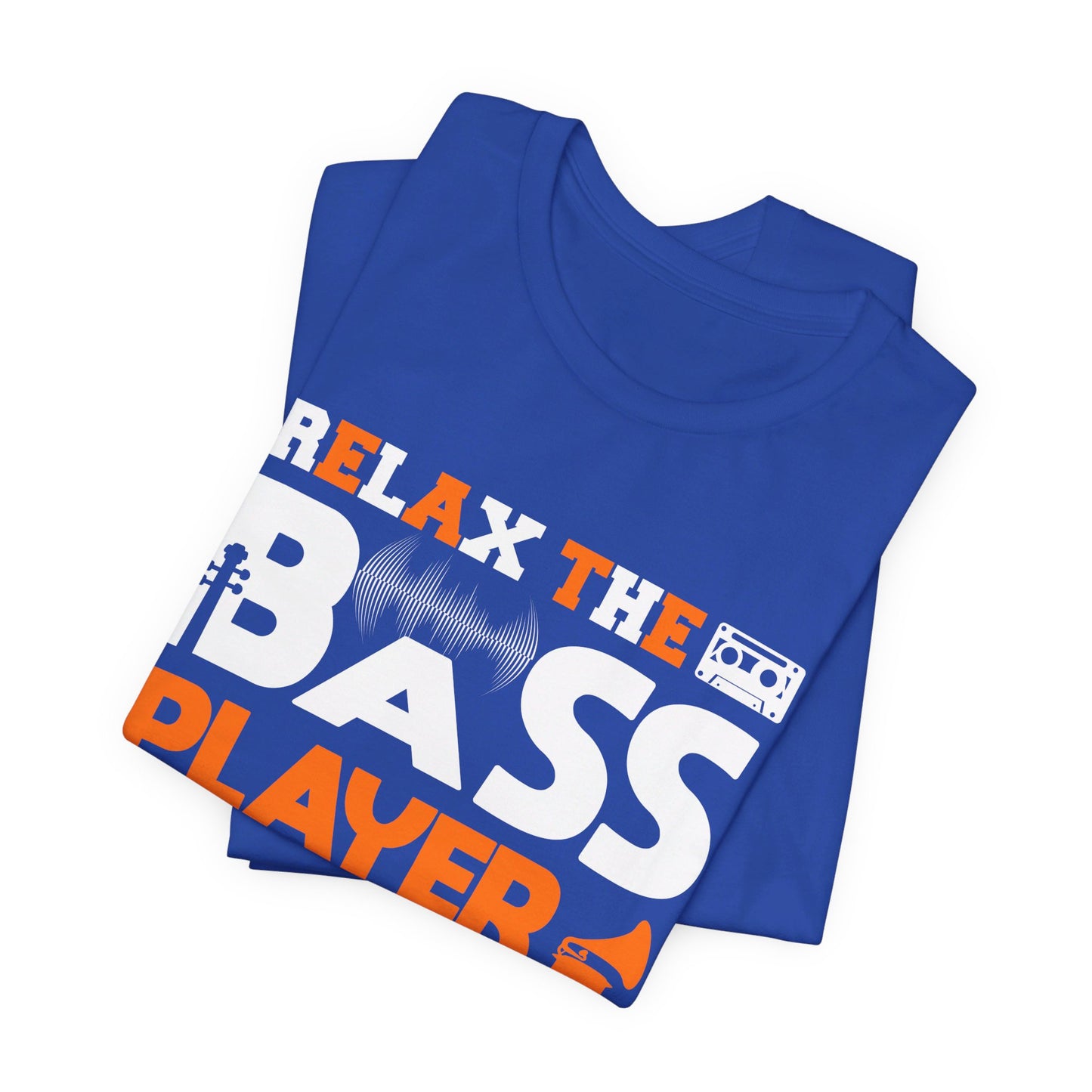 Music: Bass Player Is Here  - Unisex Jersey Short Sleeve Tee