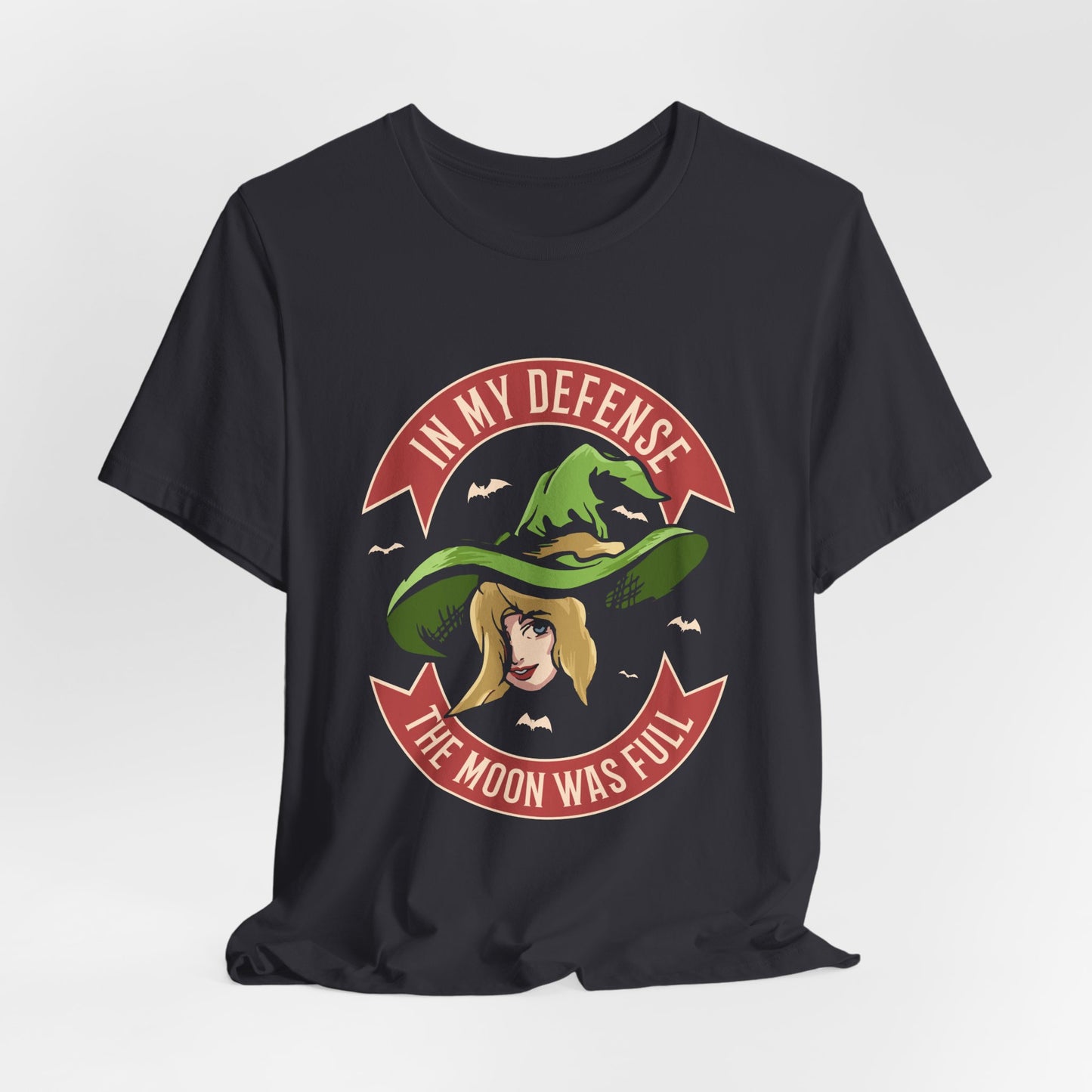 Halloween: In My Defense, The Moon Was Full - Unisex Jersey Short Sleeve Tee - 12923