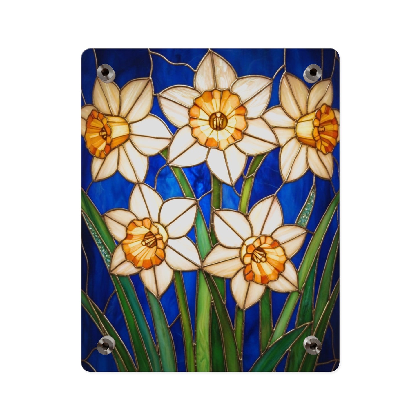 Daffodil Floral Acrylic Wall Art Panel - 14601