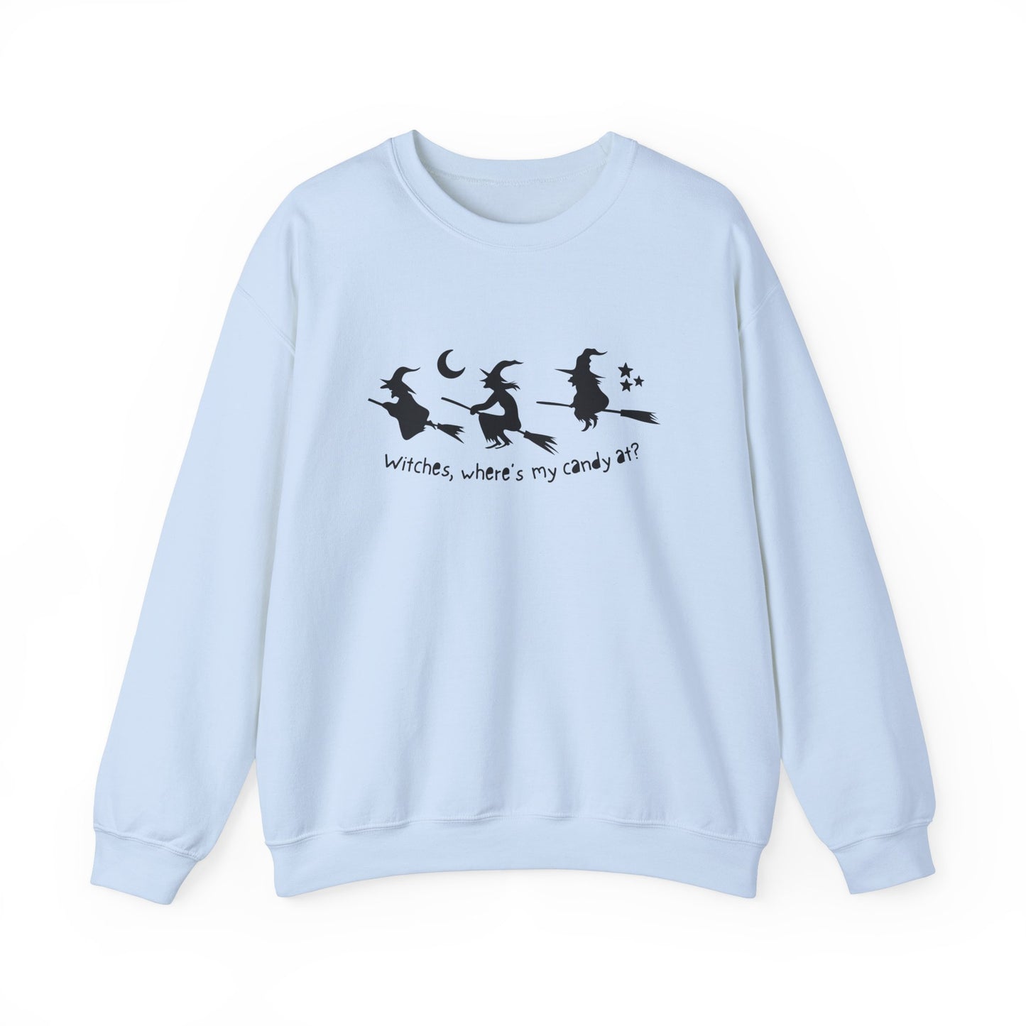 Witches, Where's Mt Candy At? - Unisex Heavy Blend™ Crewneck Sweatshirt