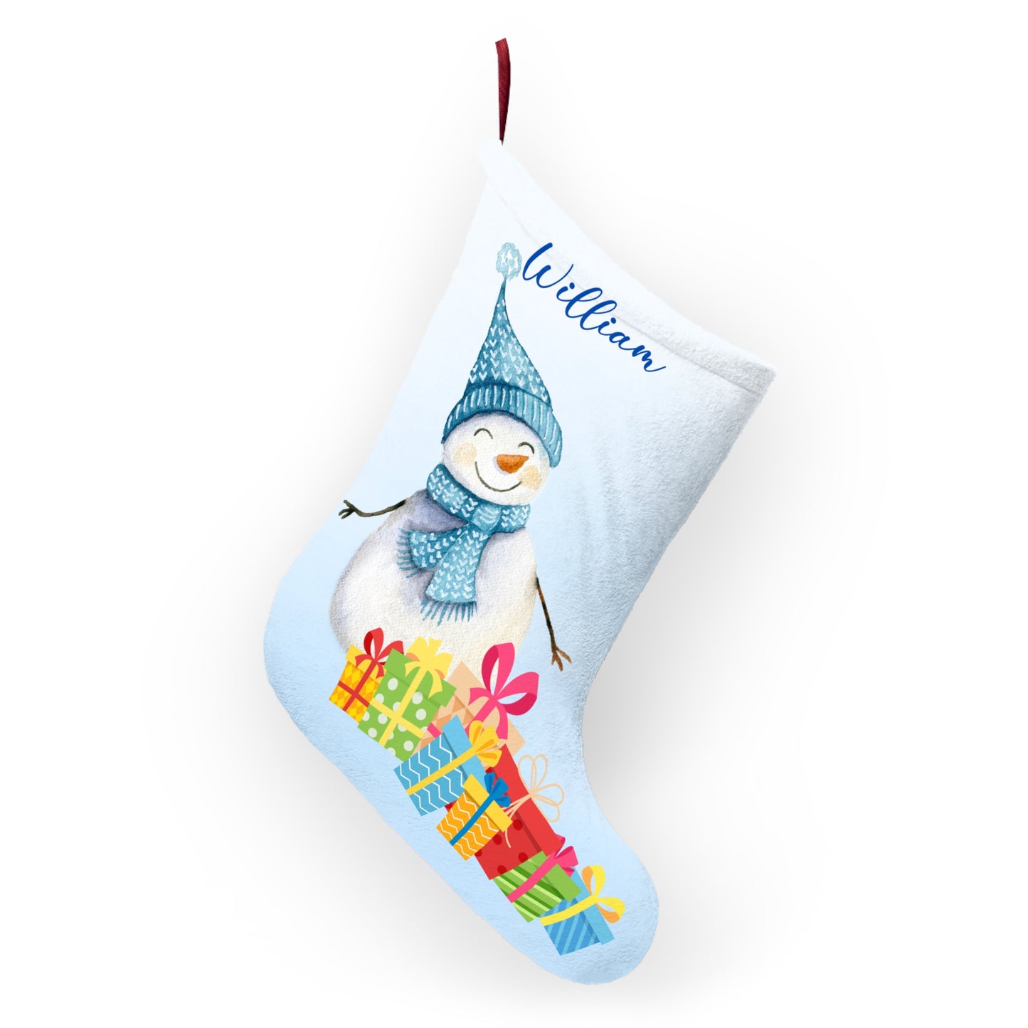 William, Baby Boy, Customizable - Christmas Stockings - 10105