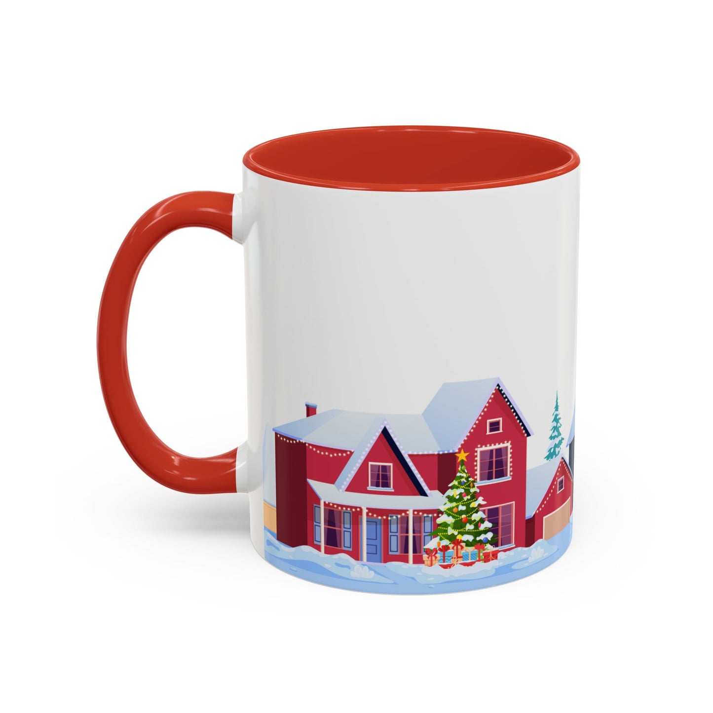 Winter Houses - Accent Coffee Mug (11, 15oz) - 10441