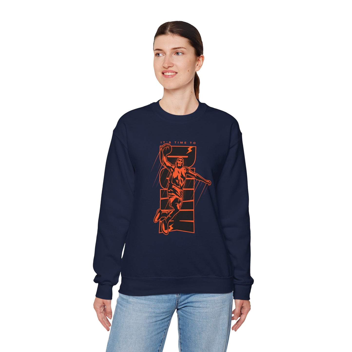 It's Time to Dunk - Unisex Heavy Blend™ Crewneck Sweatshirt - 10575