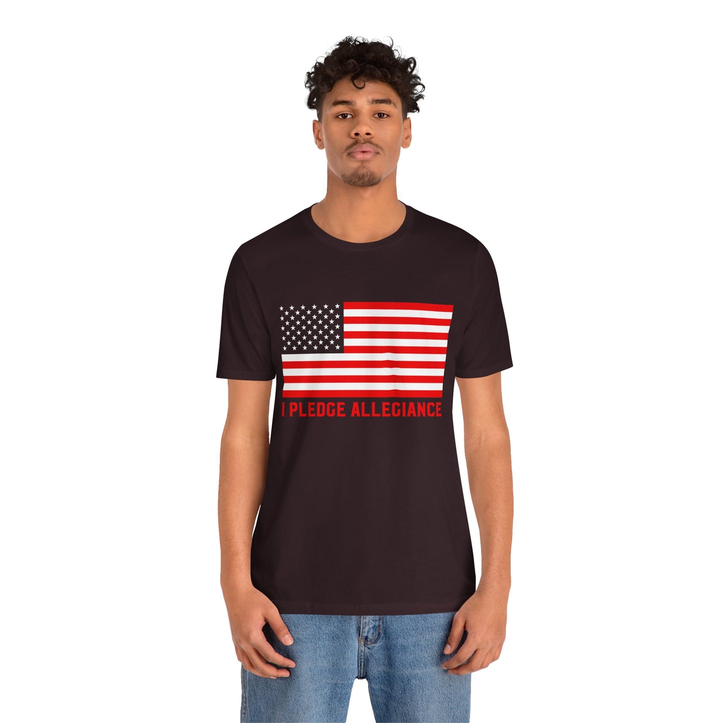 Patriotic Pledge Tee, Unisex T-Shirt for Celebrating Freedom, Independence Day Shirt Gift for Patriots - 13697