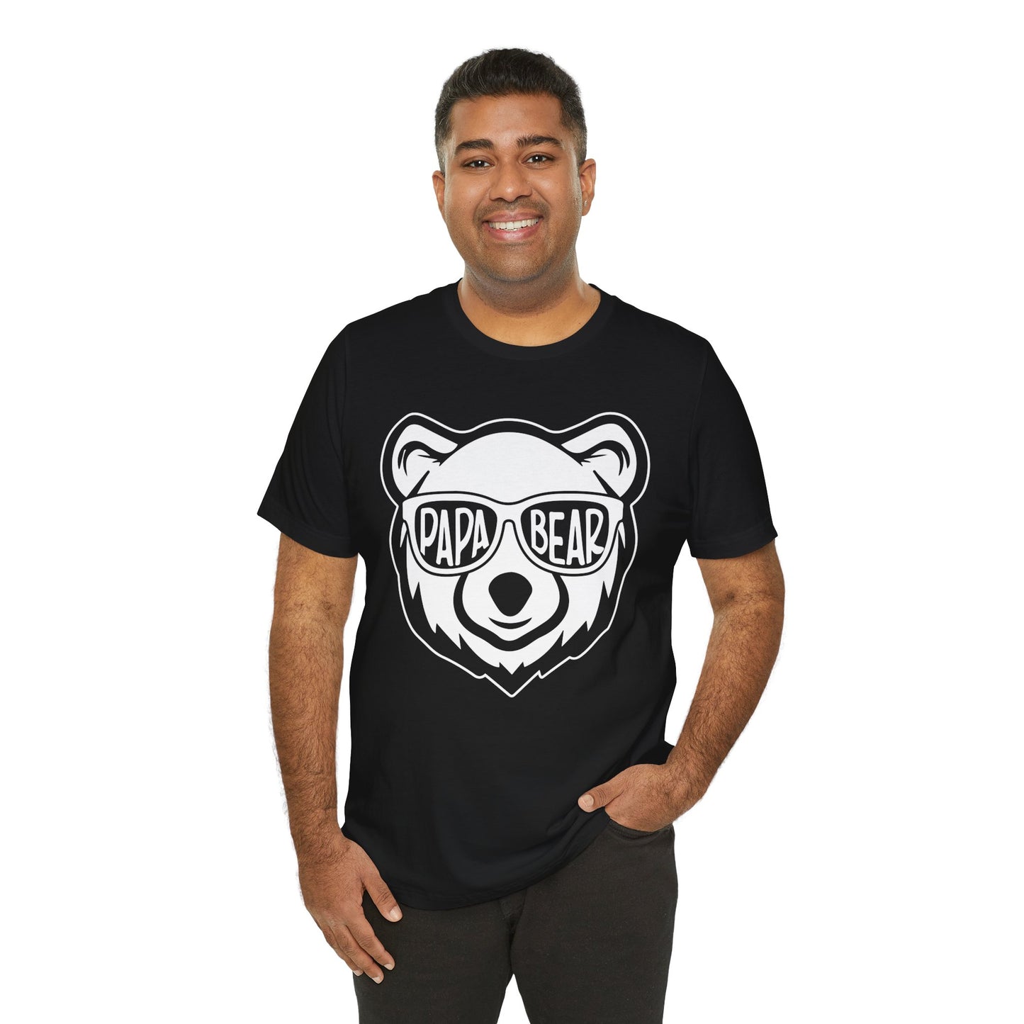 Papa Bear - Unisex Jersey Short Sleeve Tee - 13701