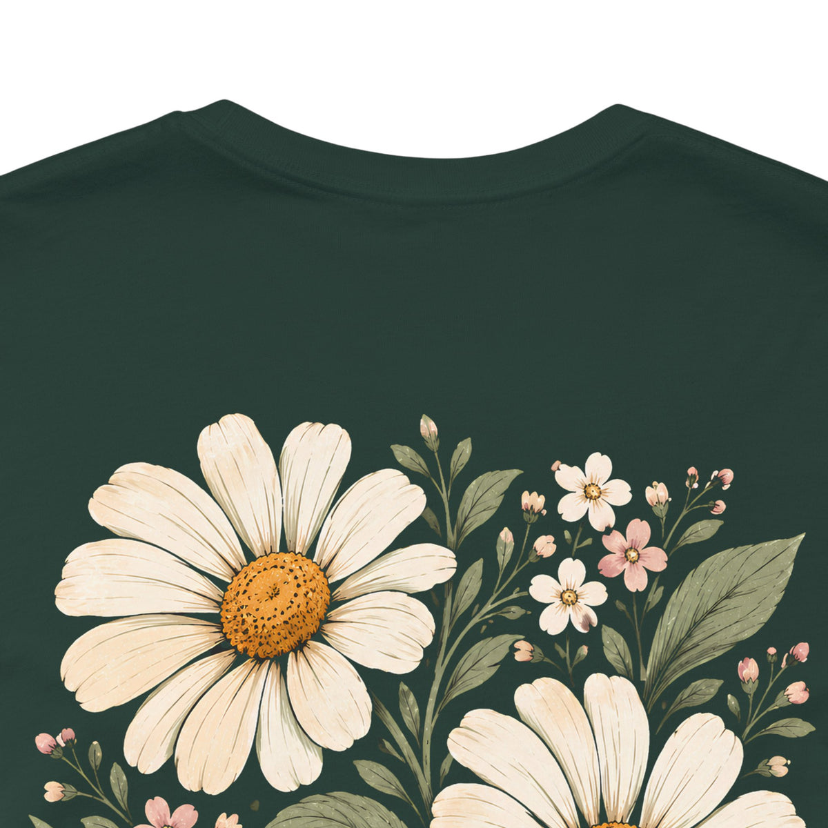 Daisy Garden T-Shirt, Vintage Floral Graphic Tee - 14985