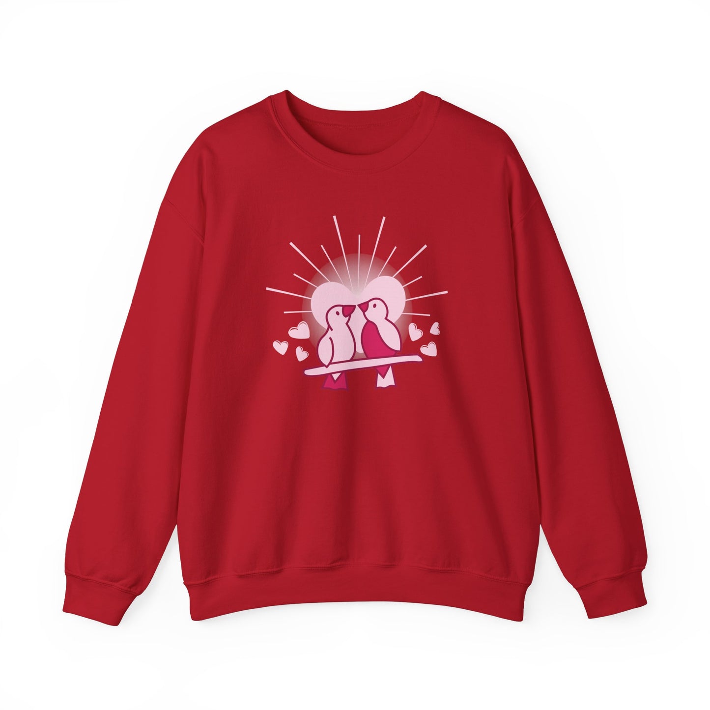 Birds In Love - Unisex Heavy Blend™ Crewneck Sweatshirt - 11555