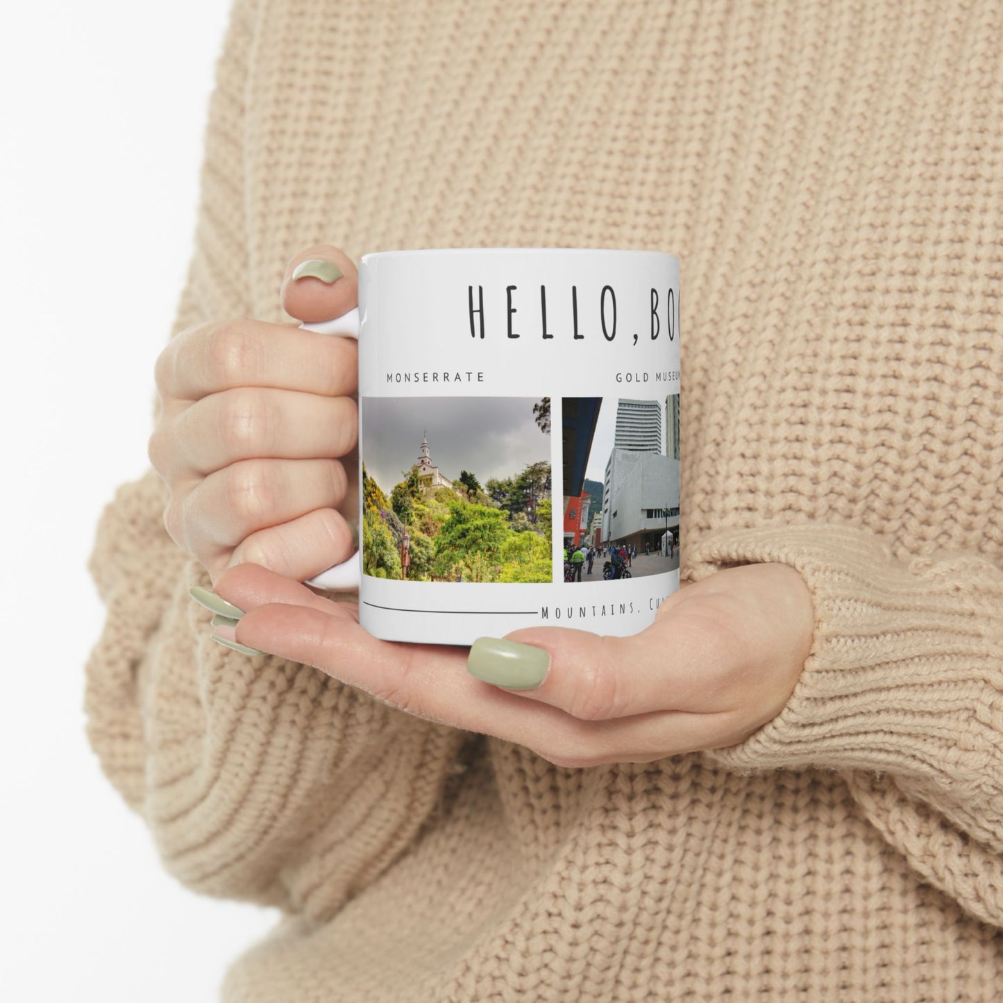 Hello Bogota! Ceramic Coffee Mug - 11oz & 15oz - 12175