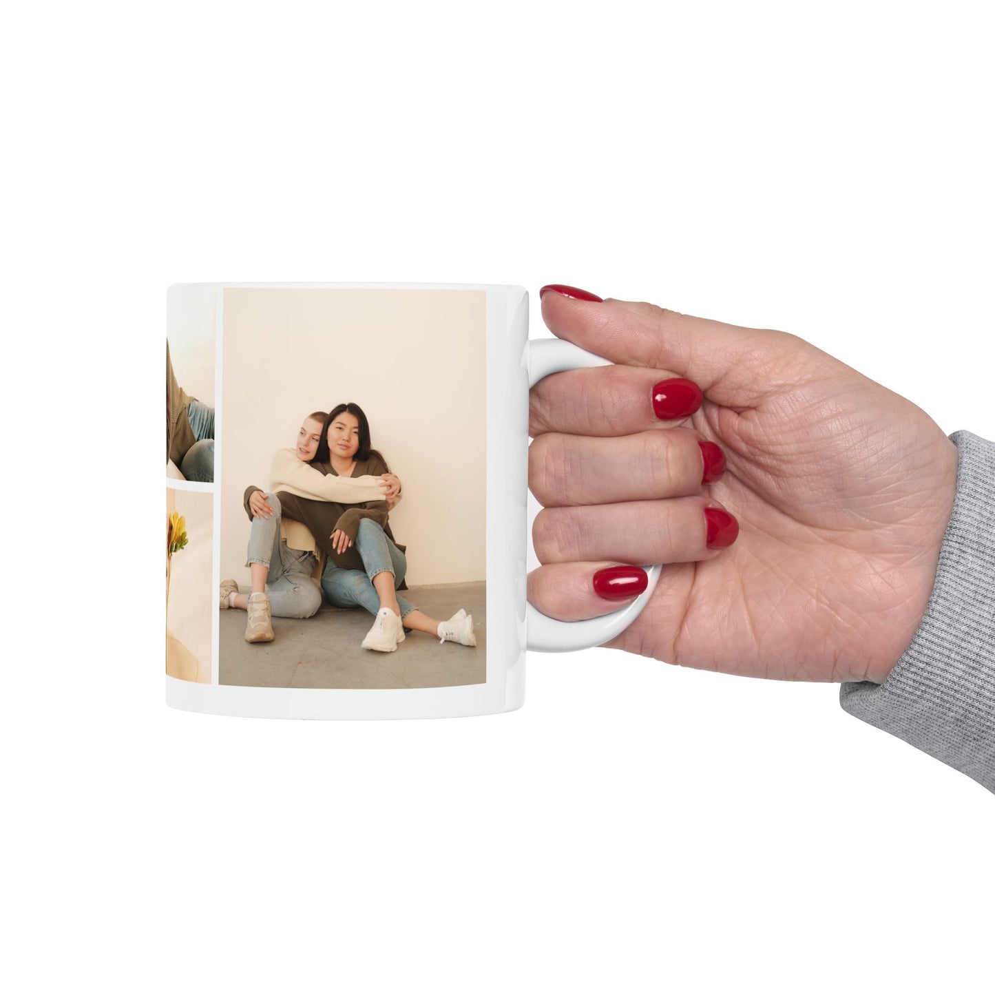 Girlfriend, Photos, Customizable - Ceramic Mug, (11oz, 15oz) - 10963