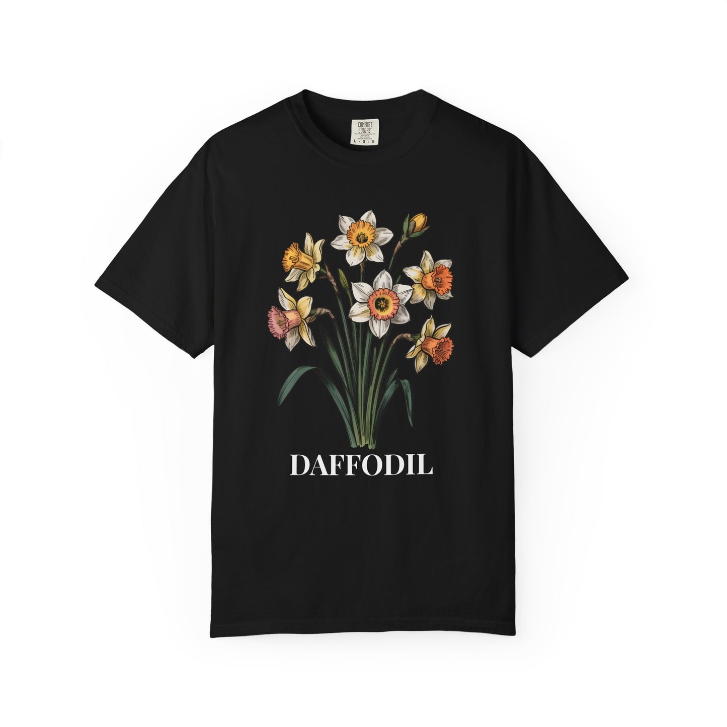 March Birth Flower Shirt – Daffodil Floral Graphic Tee, March Birthday Gift for Her - 14798