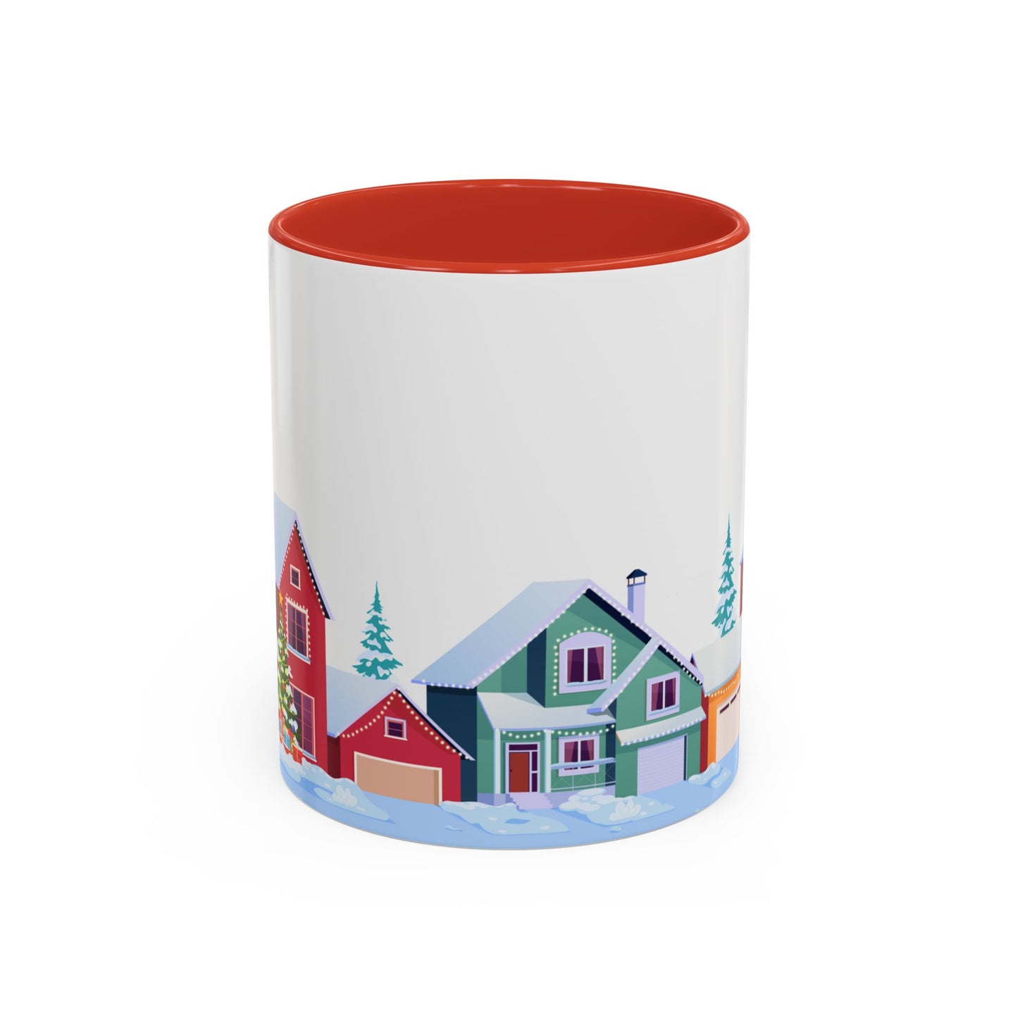 Winter Houses - Accent Coffee Mug (11, 15oz) - 10441