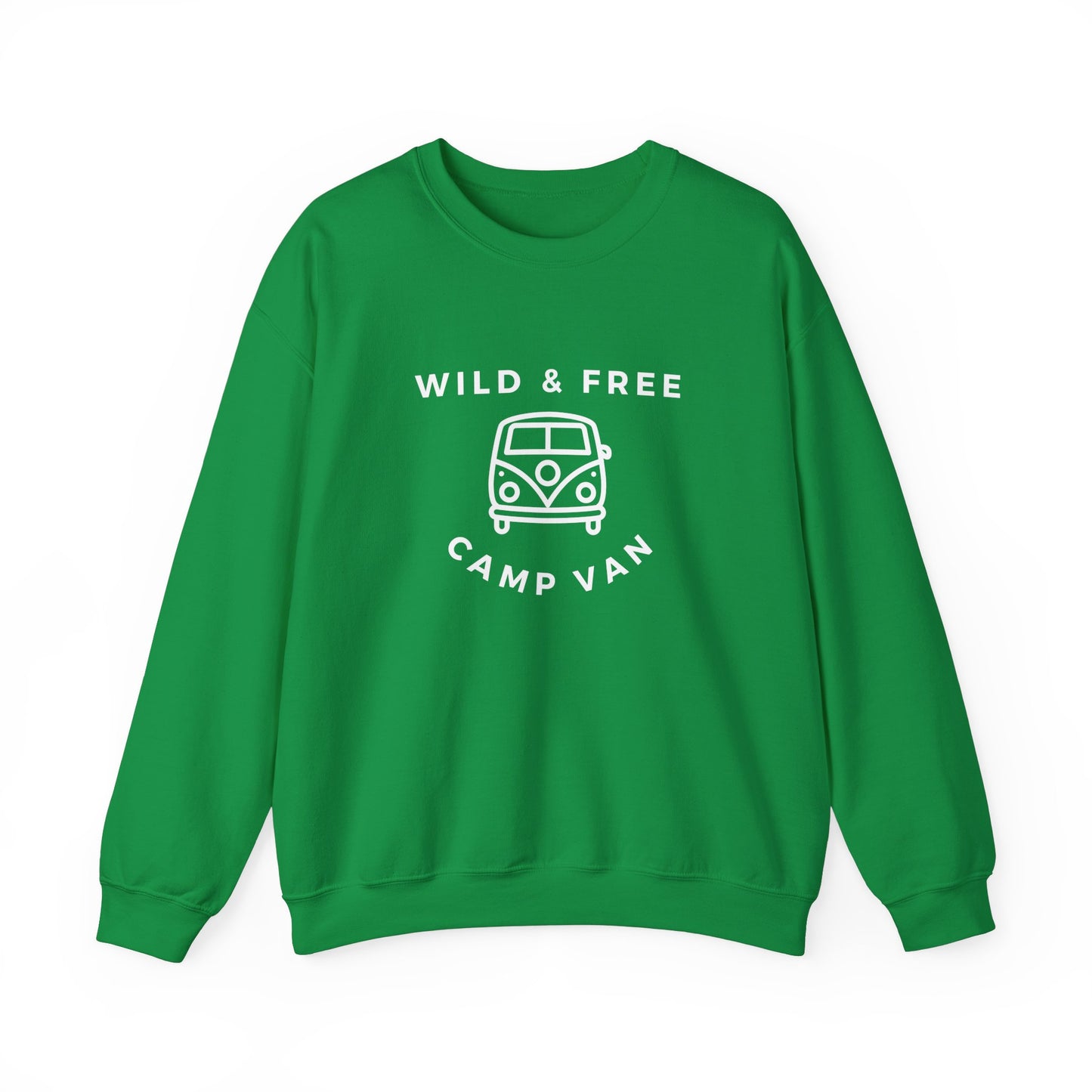 Wild & Free, Camp Van - Unisex Heavy Blend™ Crewneck Sweatshirt - 10741