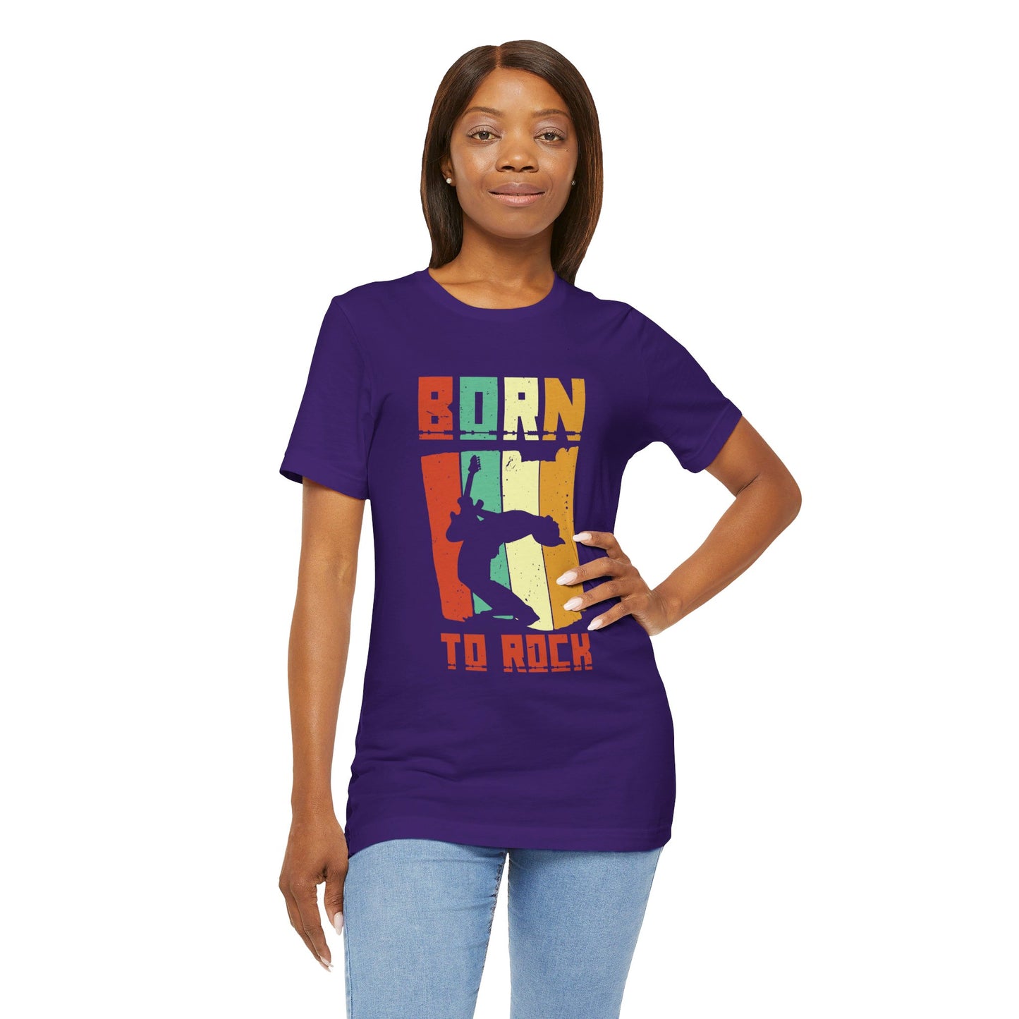 Born To Rock - Unisex Jersey Short Sleeve Tee