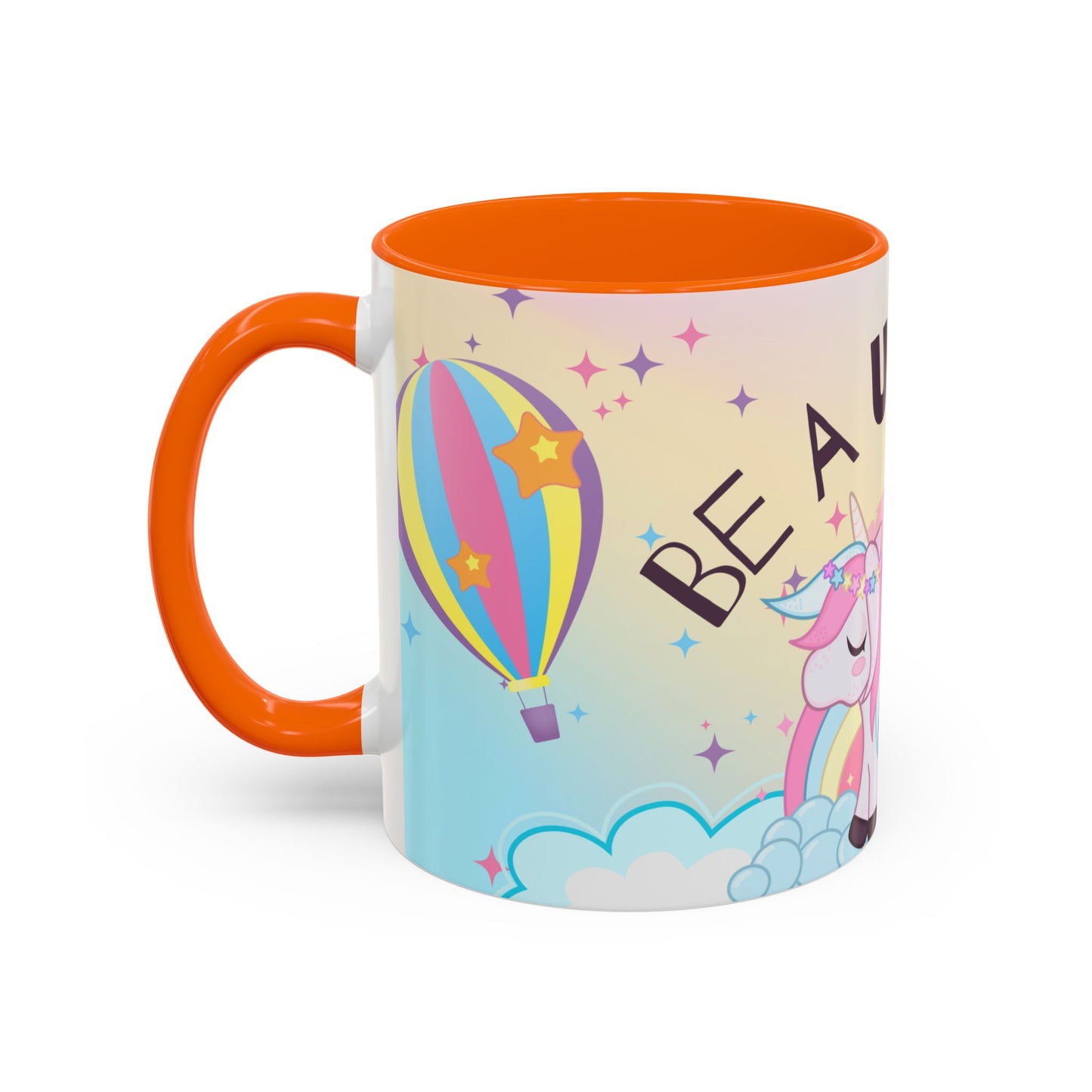 Be A Unicorn - Accent Coffee Mug (11, 15oz) - 11007