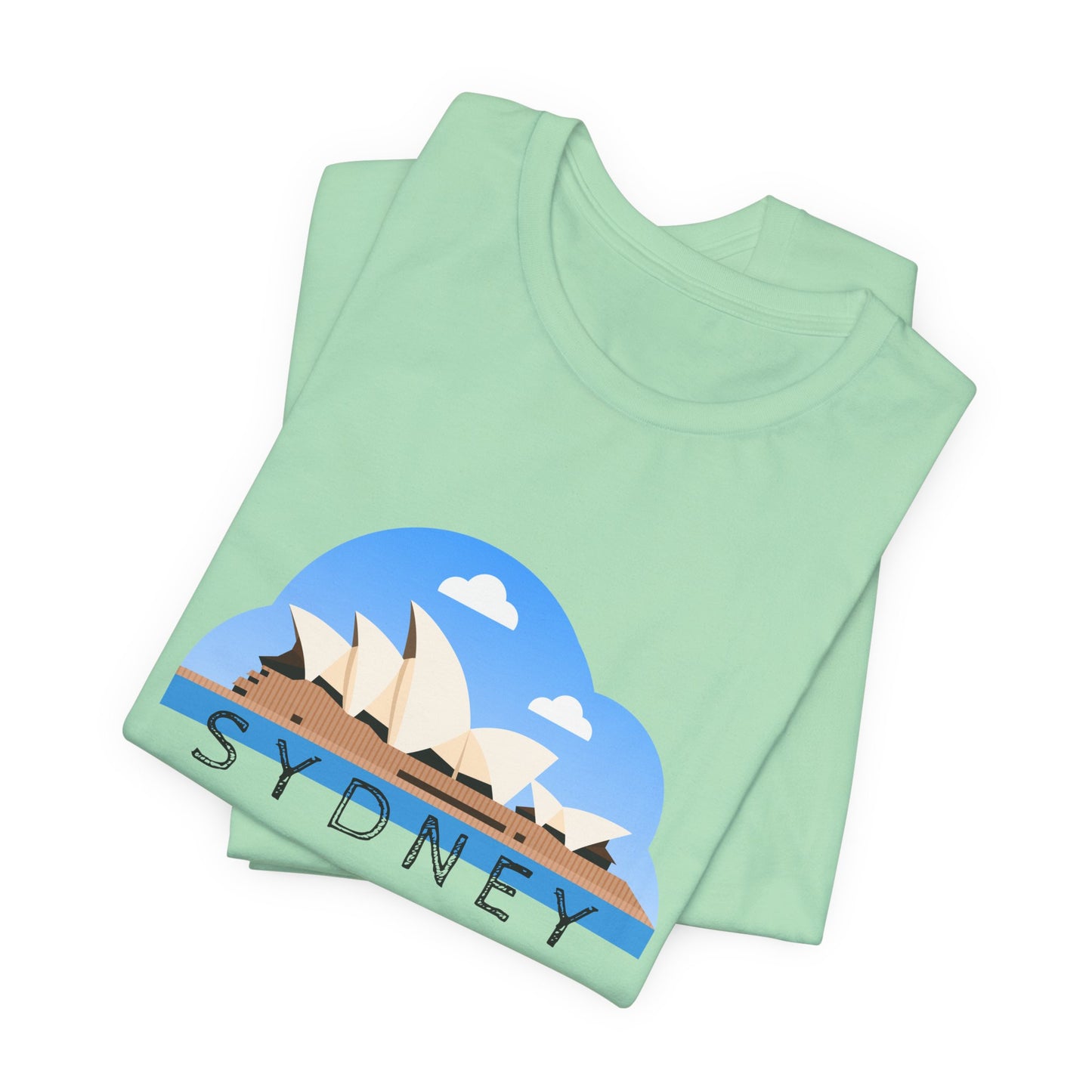 Sydney Graphic Unisex Jersey Tee - Coastal Vibes T-Shirt - 12044