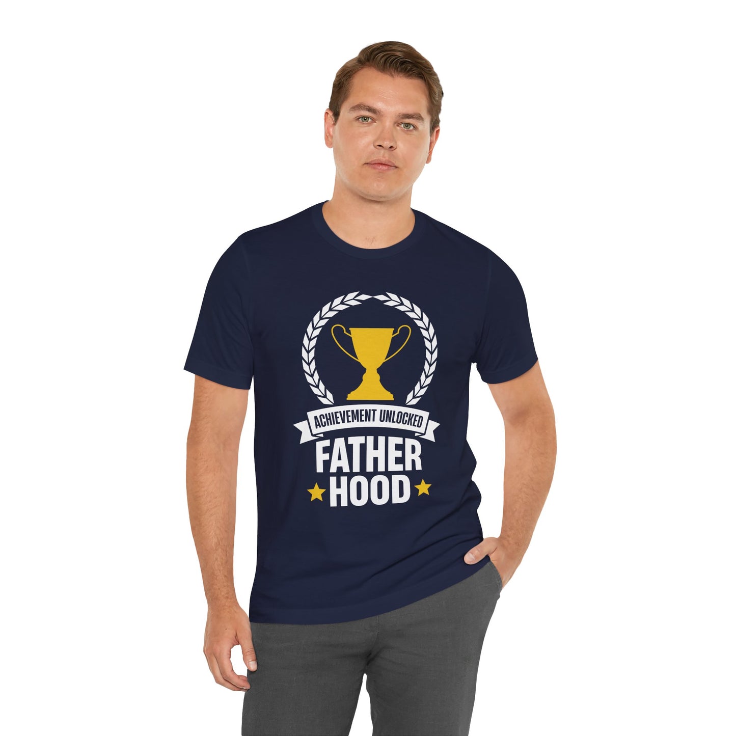 Achievement Unlocked, Fatherhood - Unisex Jersey Short Sleeve Tee - 13726