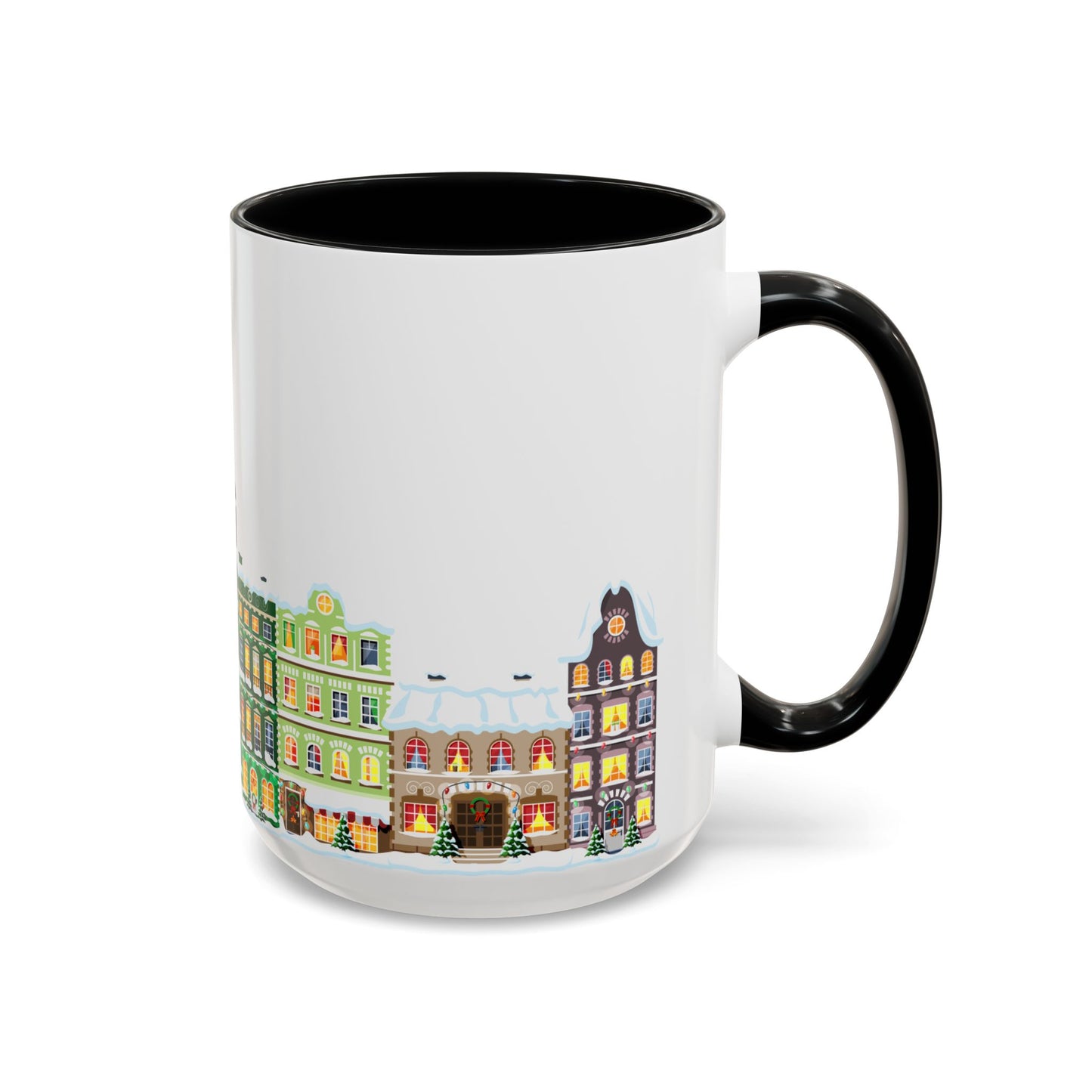 Christmas Houses - Accent Coffee Mug (11, 15oz) - 10438