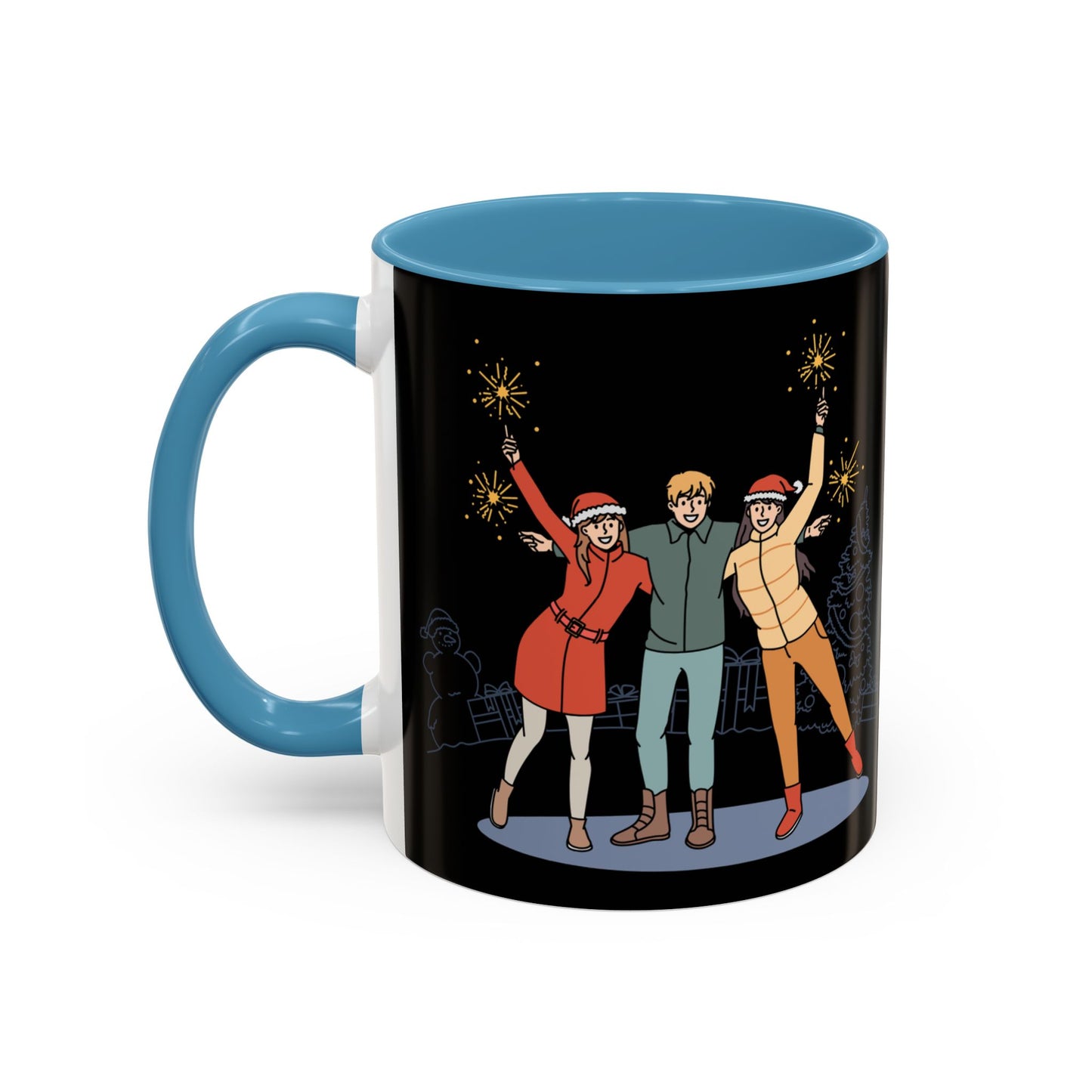 Happy New Year - Accent Coffee Mug (11, 15oz) - 10891