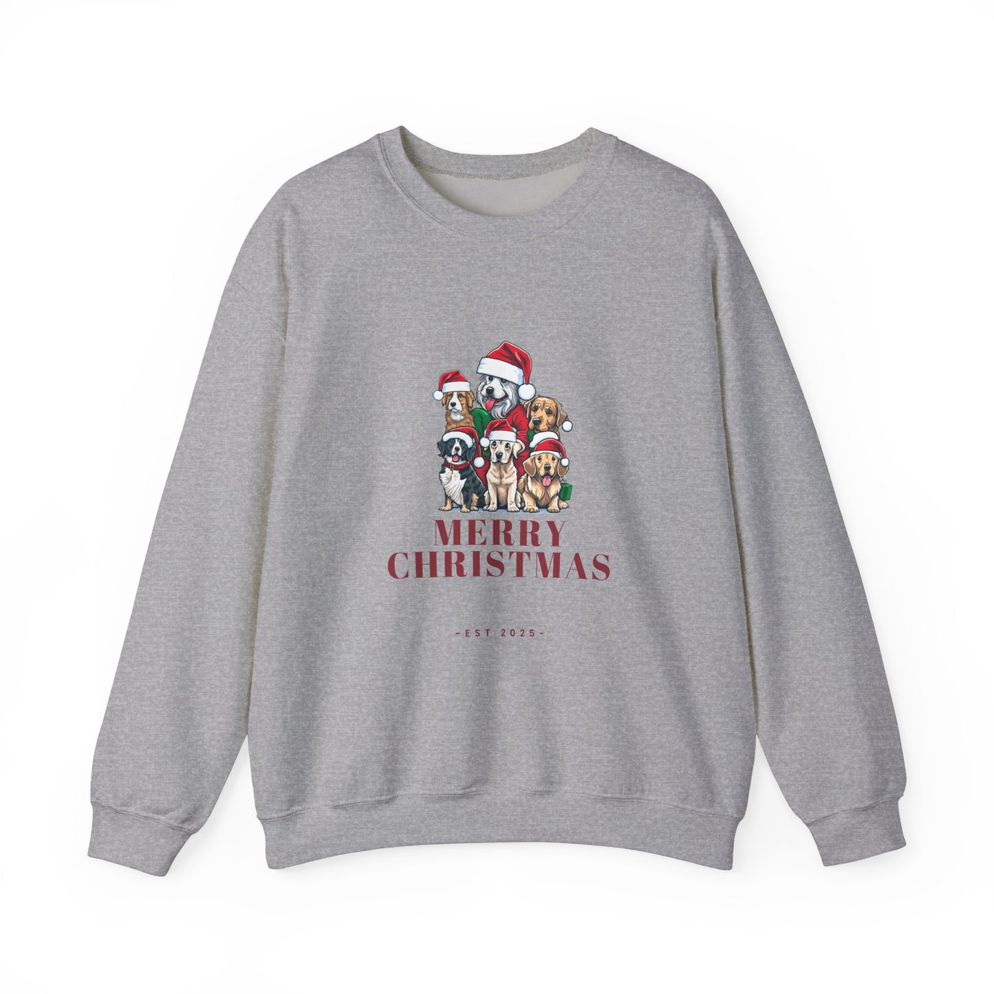 Merry Christmas, Dogs - Unisex Heavy Blend™ Crewneck Sweatshirt