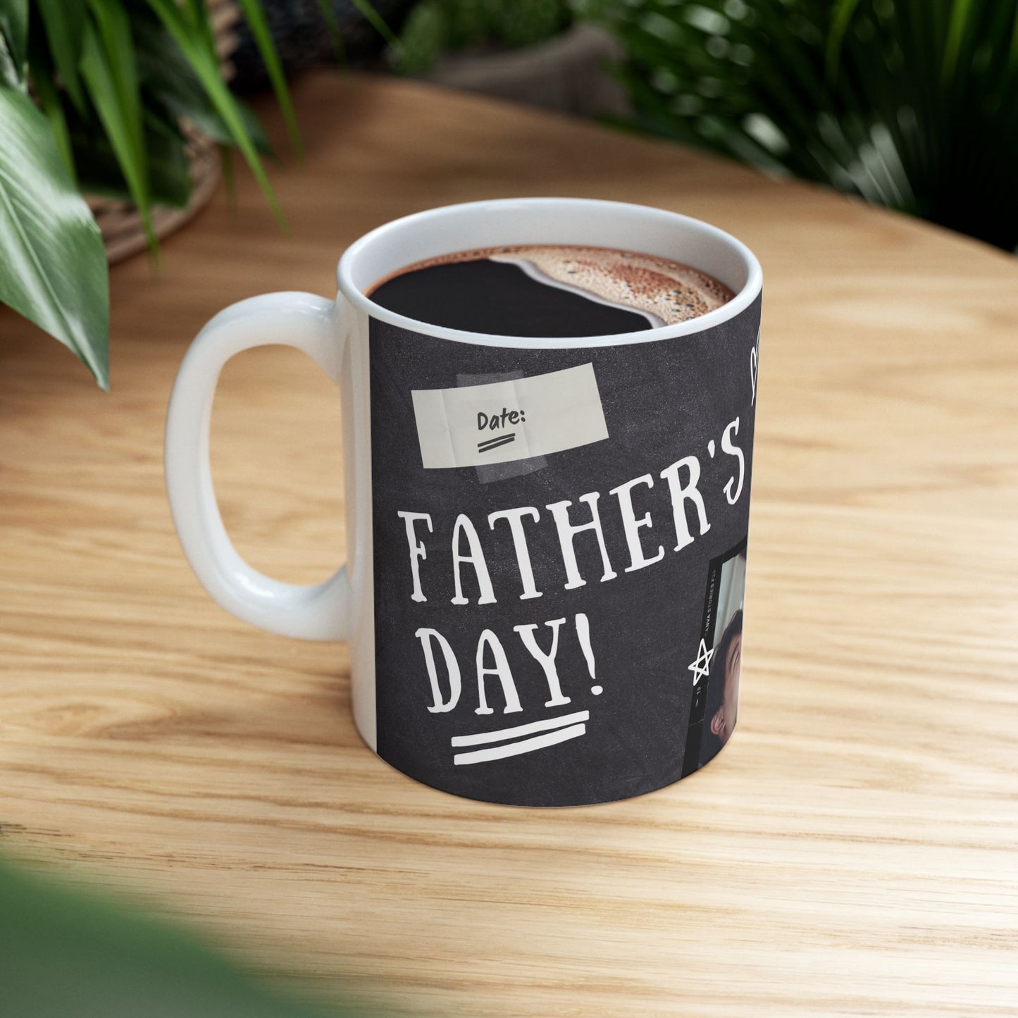 Personalized Ceramic Mug, Customizable Coffee Cup, Perfect Gift for Birthdays, Father's Day - 14068