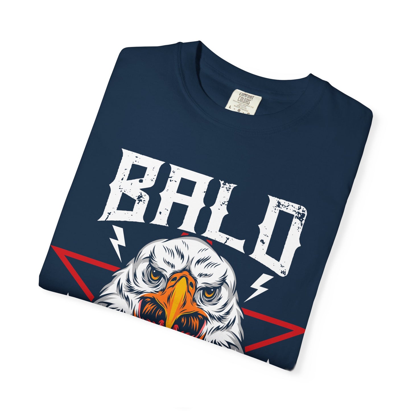 American Eagle, Bald is Beautiful T-Shirt, Unisex Garment-Dyed Tee - 13491