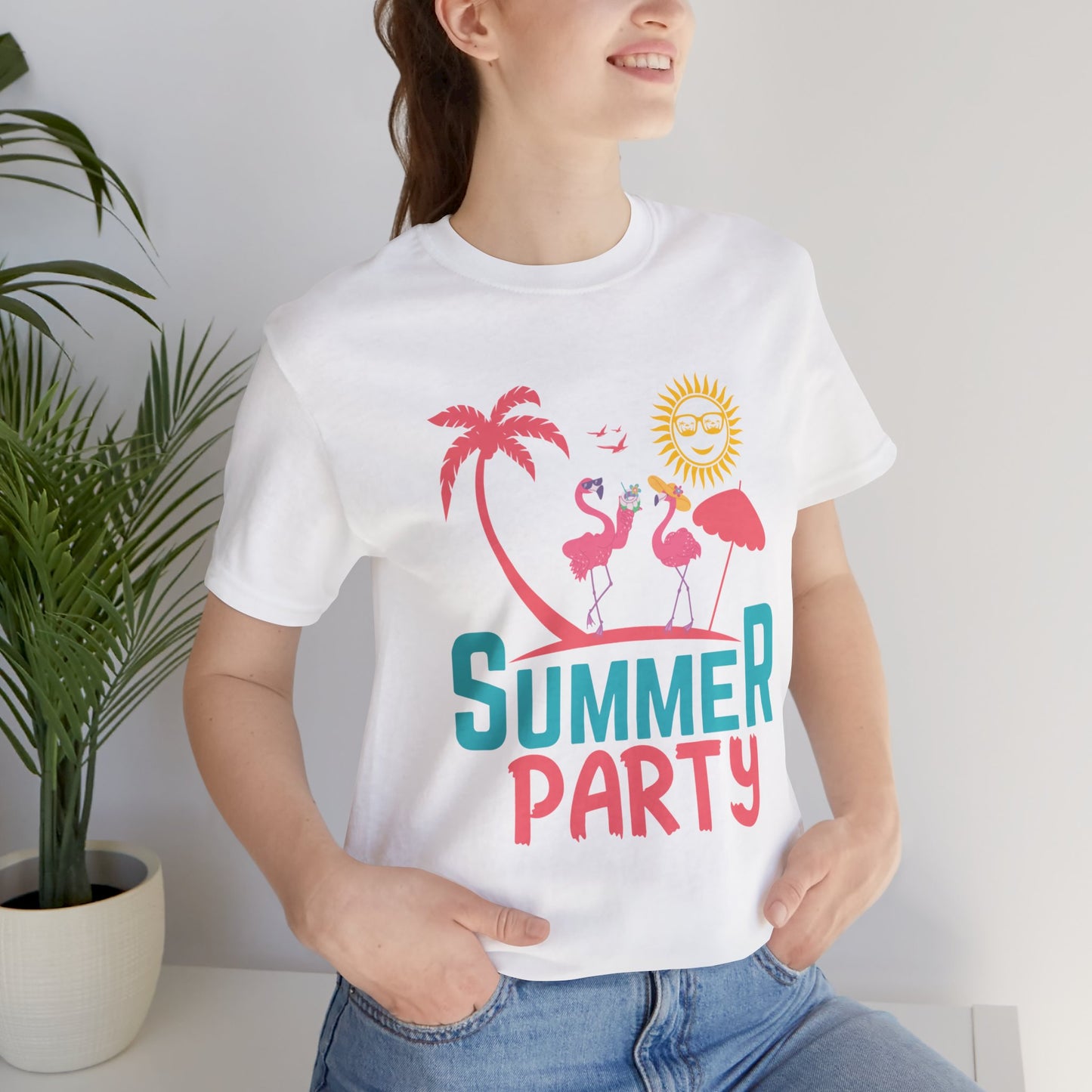 Summer Party - Unisex Jersey Short Sleeve Tee - 13087