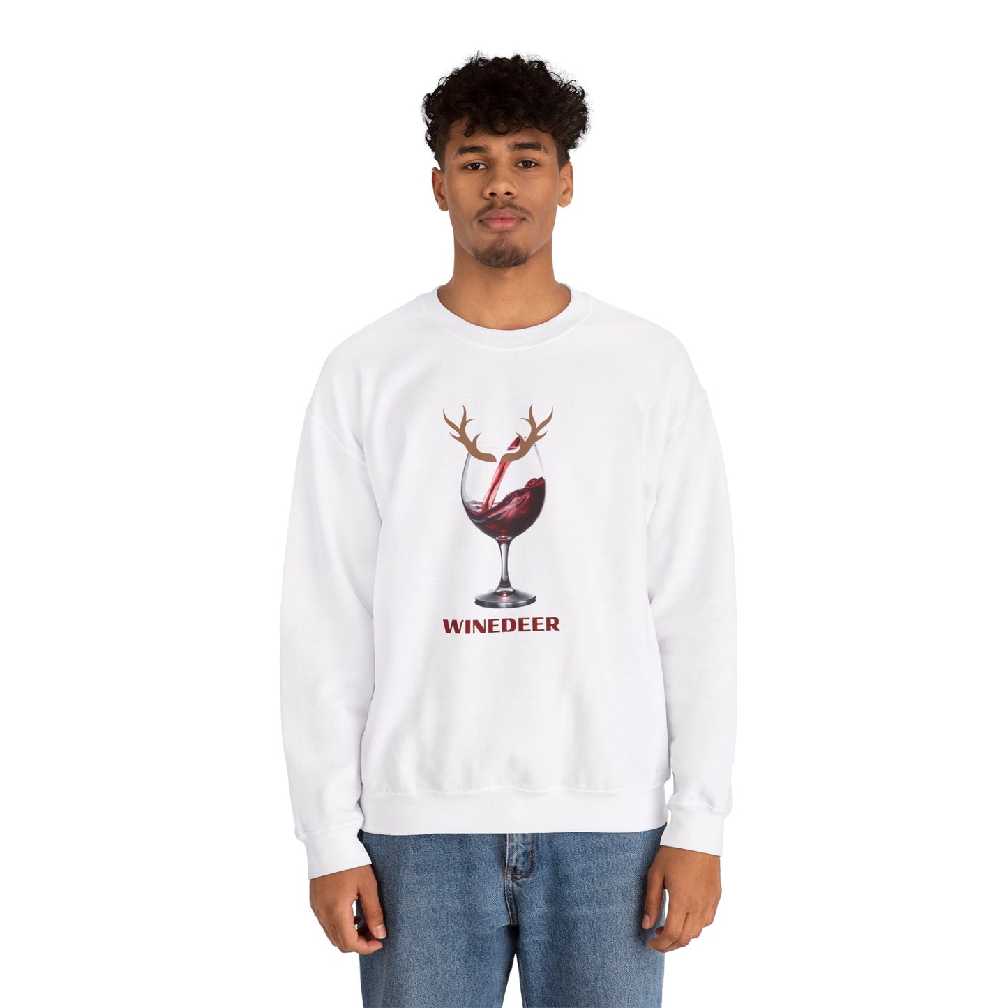 Winedeer - Unisex Heavy Blend™ Crewneck Sweatshirt