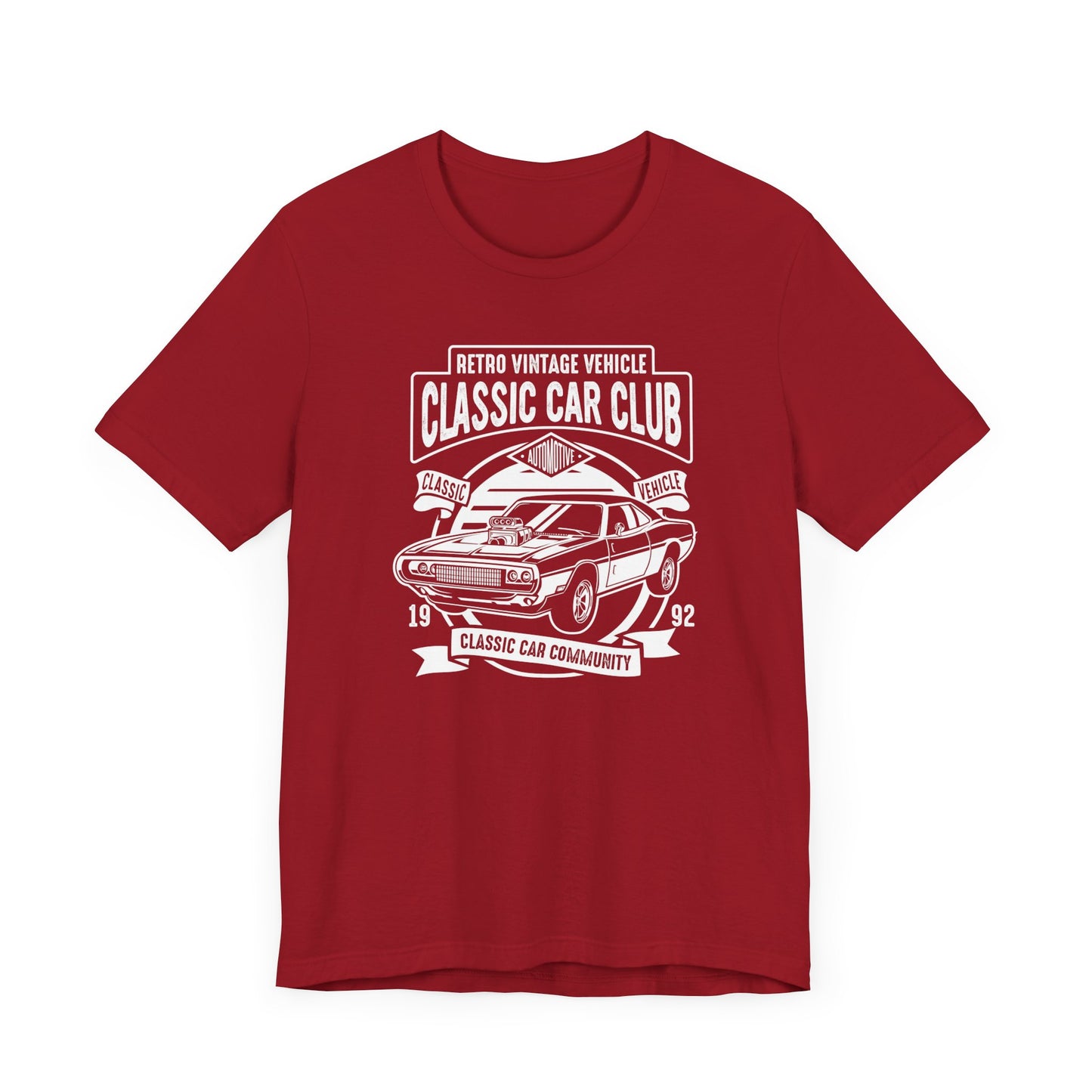 Retro Vintage Vehicle - Unisex Jersey Short Sleeve Tee