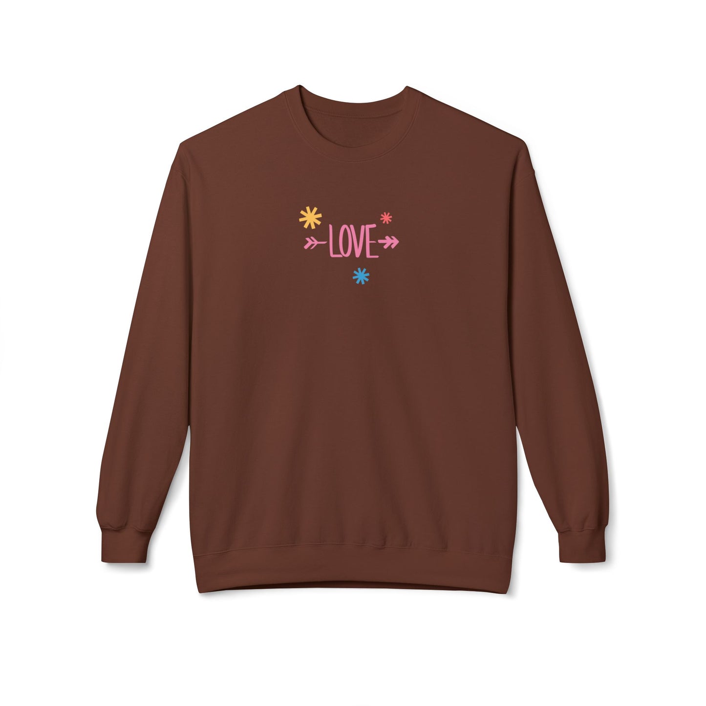 Love - Unisex Midweight Softstyle Fleece Crewneck Sweatshirt - 11624