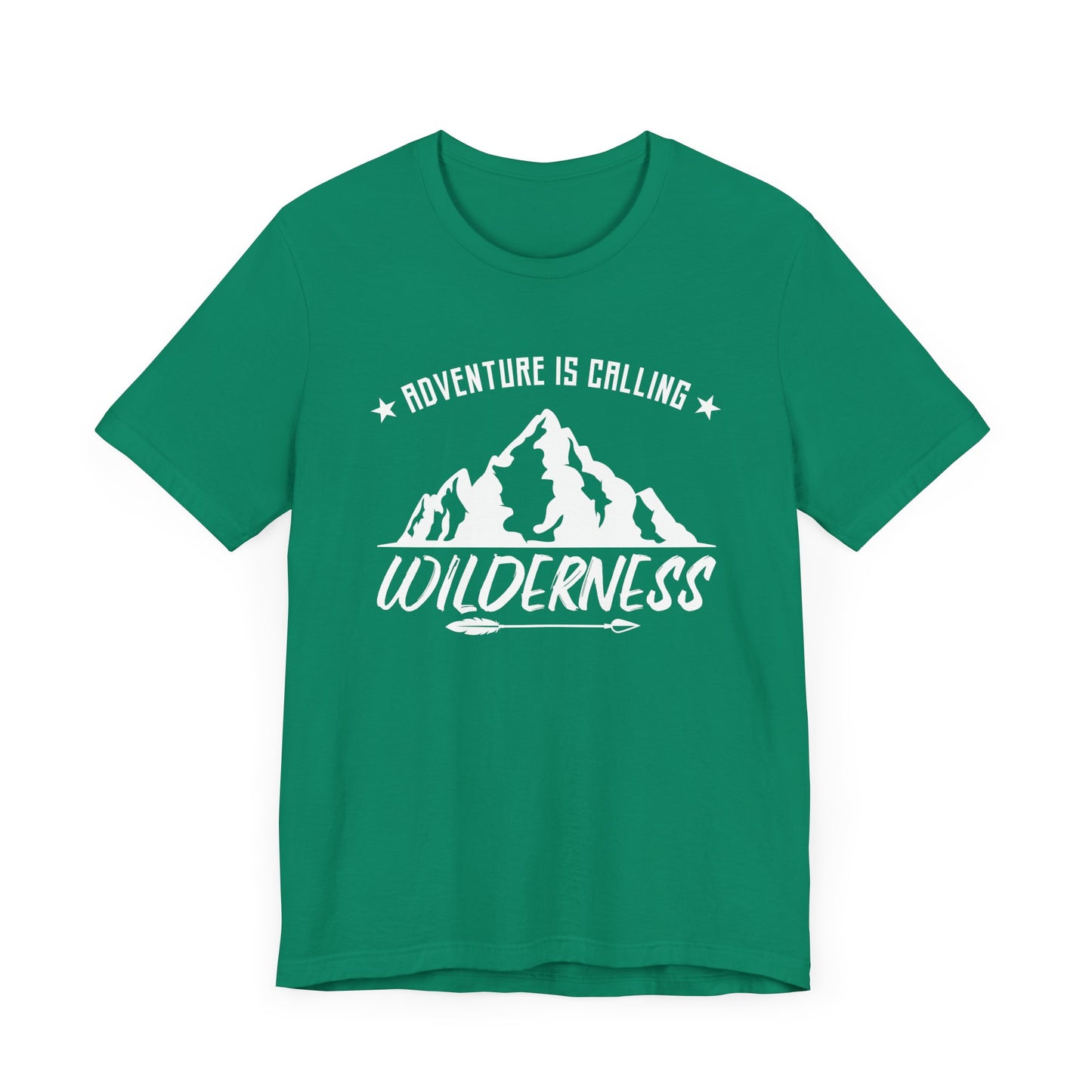 Camping: Adventure Is Calling, Wilderness - Unisex Jersey Short Sleeve Tee - 12585