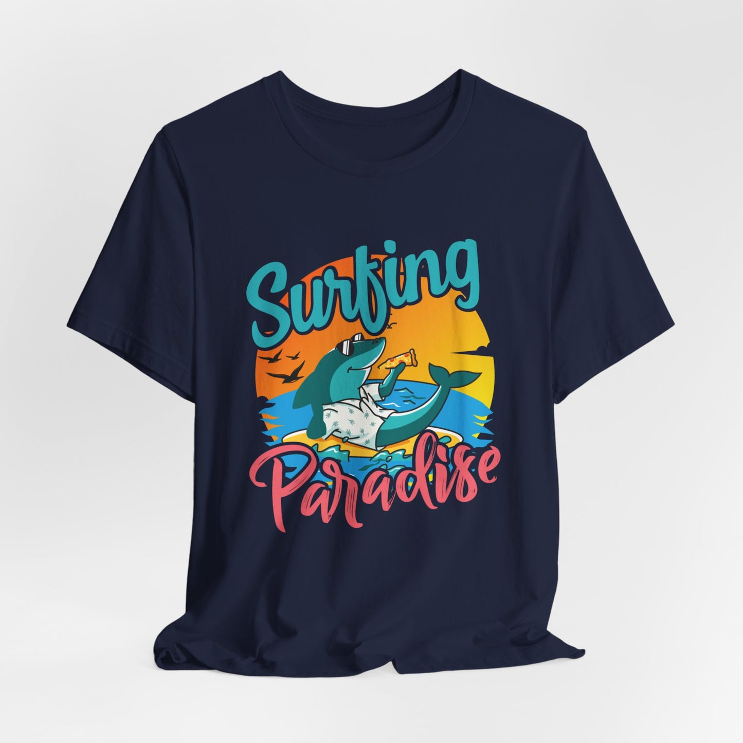 Surfing Paradise - Unisex Jersey Short Sleeve Tee - 13092