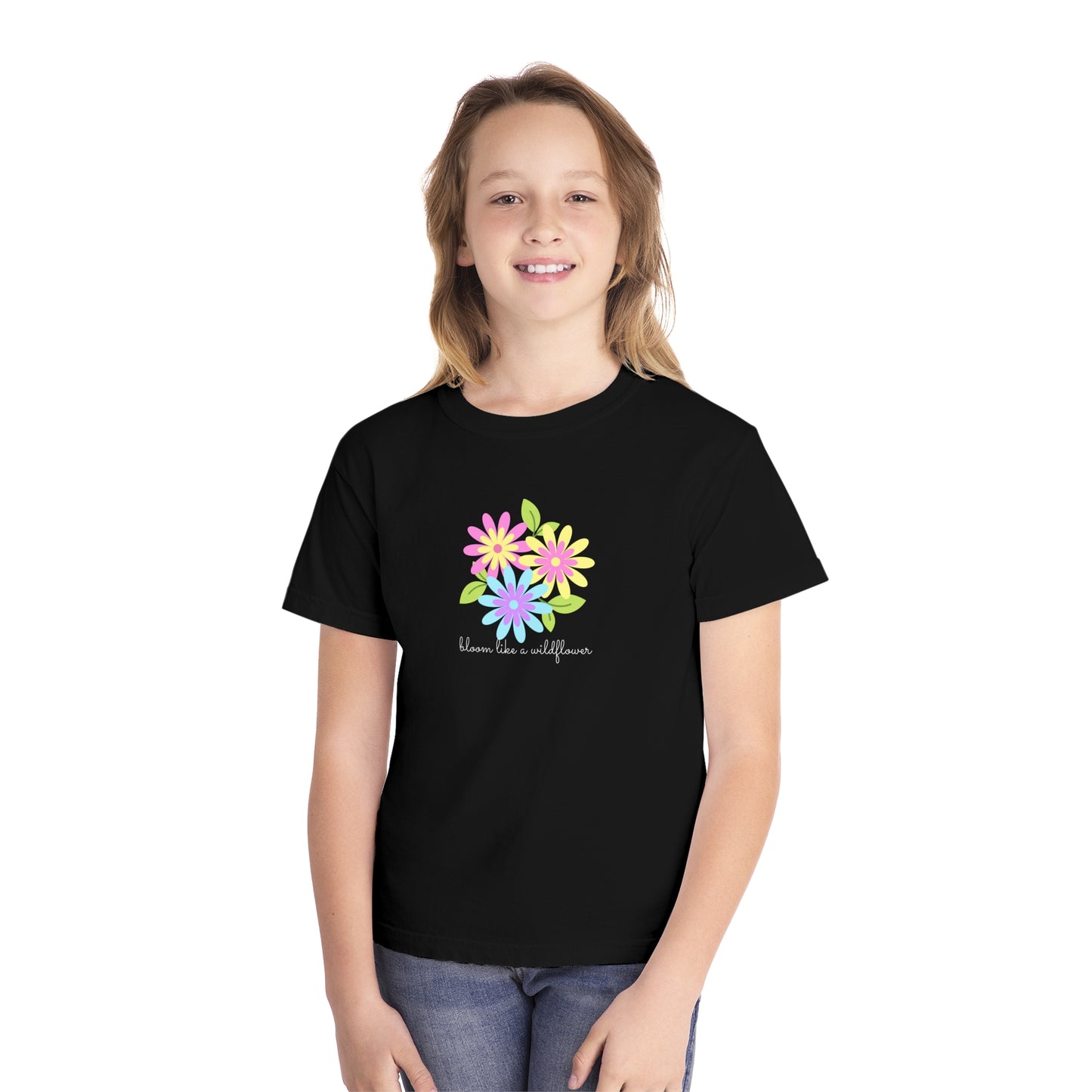 Bright Flower Youth Midweight Tee