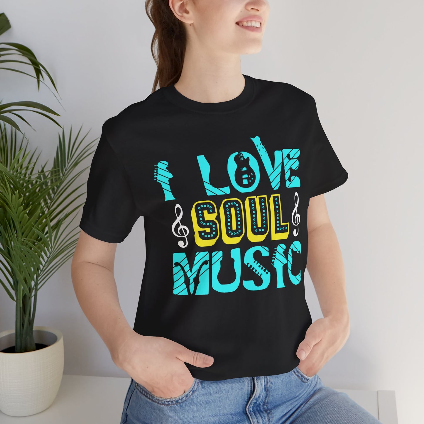 I Love Soul Music - Unisex Jersey Short Sleeve Tee