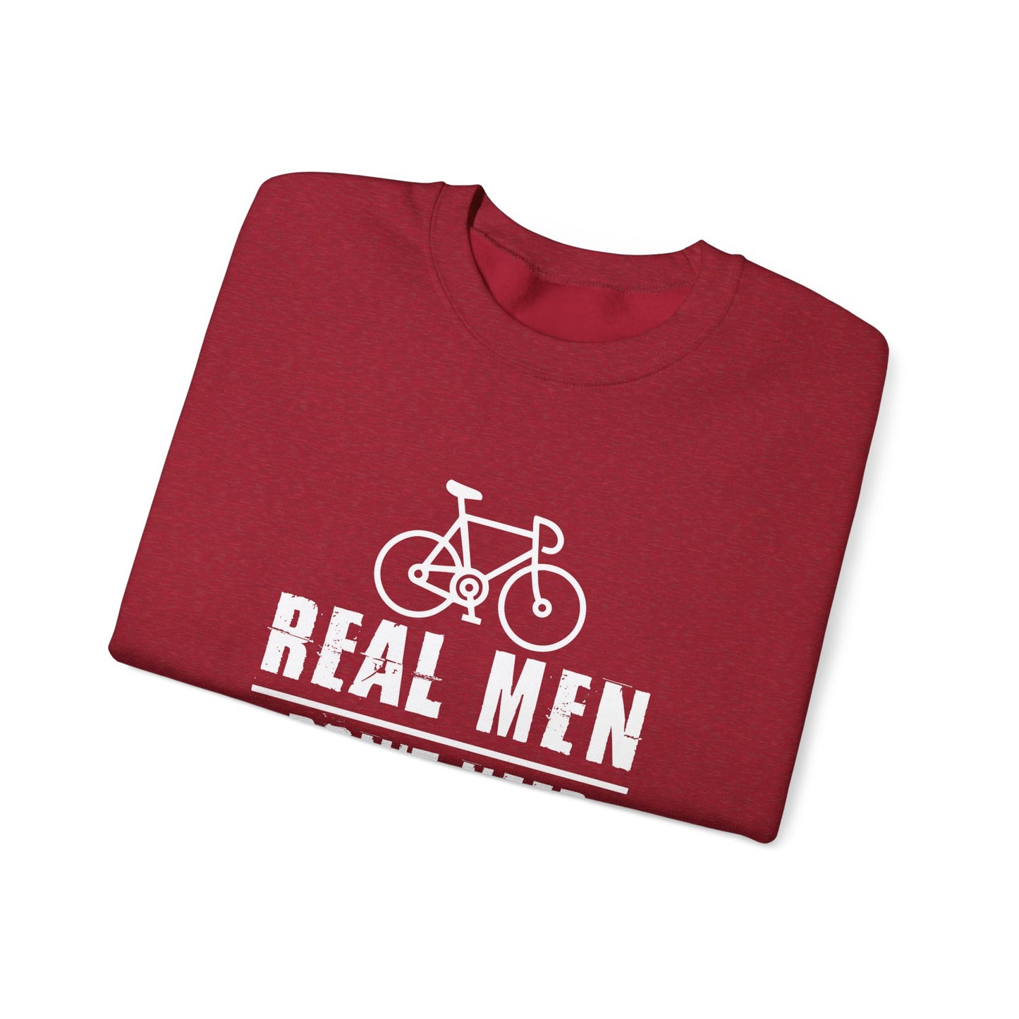 Real Men Don't Need Motor - Unisex Heavy Blend™ Crewneck Sweatshirt