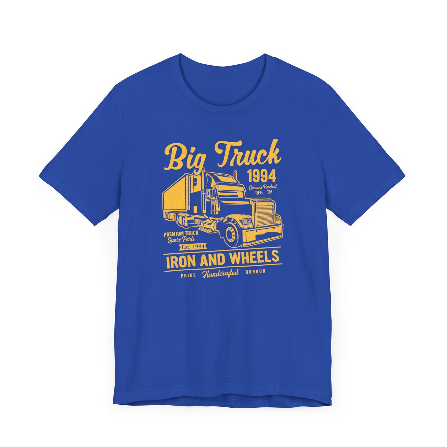 Car & Truck: Big Truck, Iron & Wheels - Unisex Jersey Short Sleeve Tee