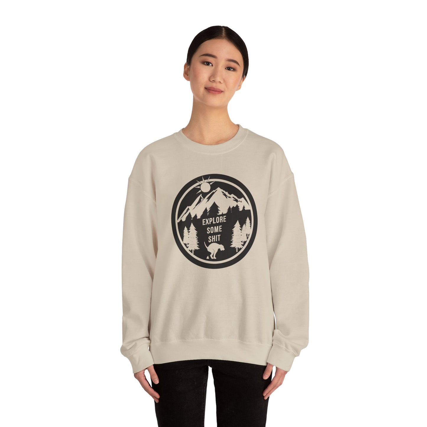 Explore Some Shit - Unisex Heavy Blend™ Crewneck Sweatshirt