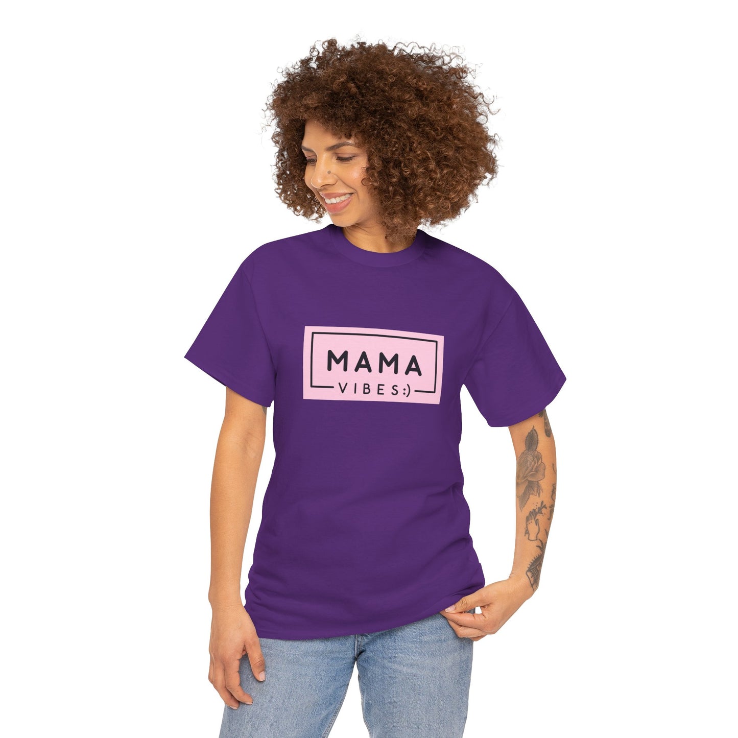 Mama Vibes - Unisex Heavy Cotton Tee - 11771