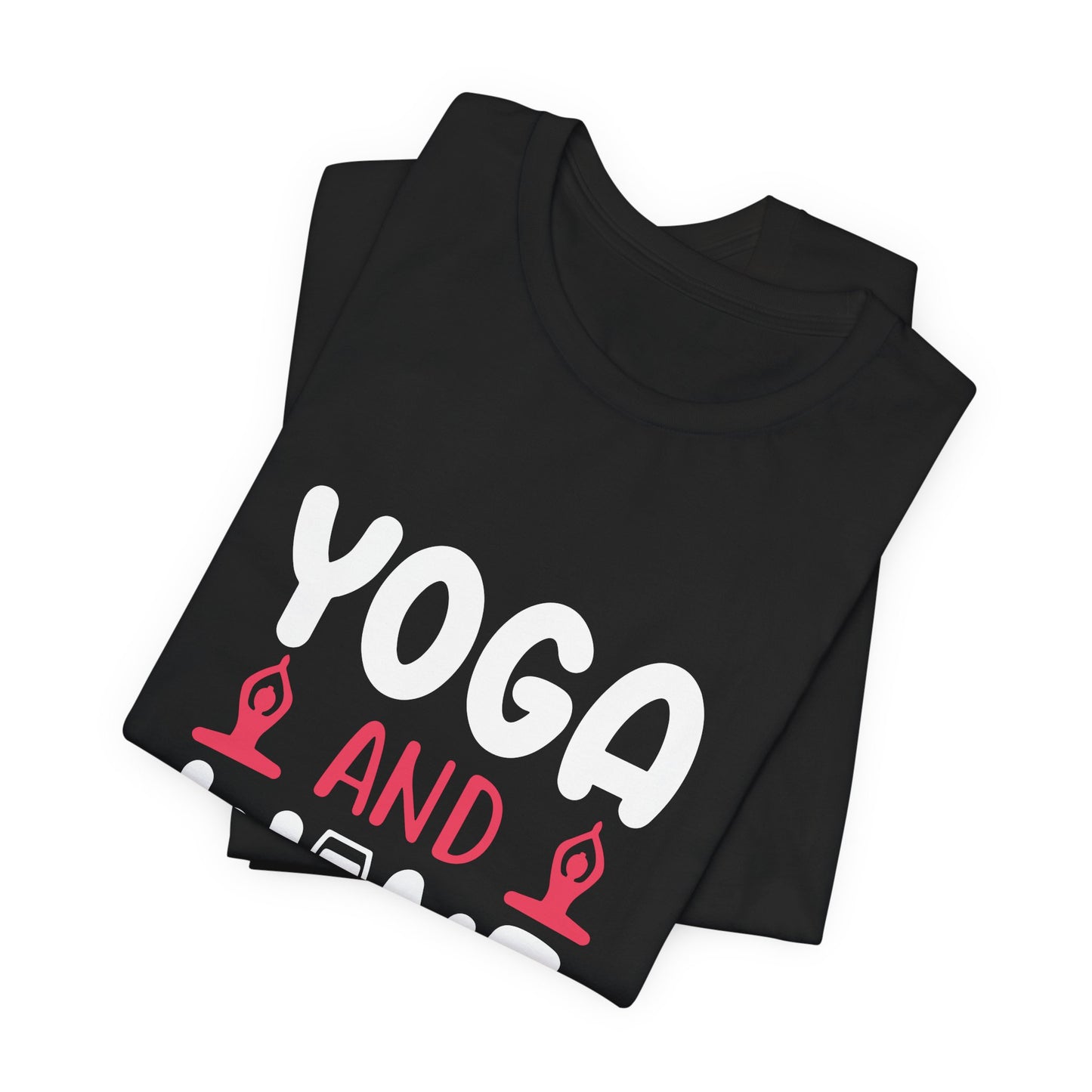 Yoga & Wine - Unisex Jersey Short Sleeve Tee