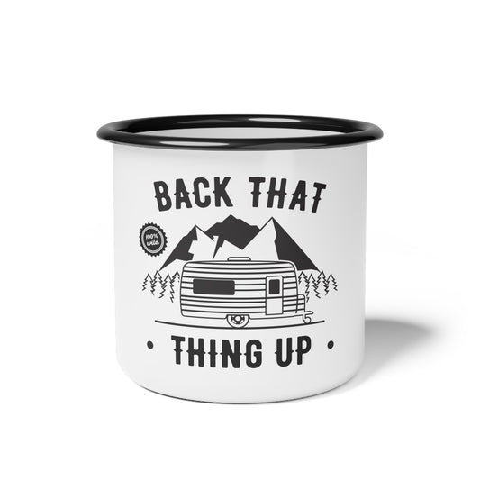 Camping: Back That, Thing Up - Enamel Camp Cup - 12617