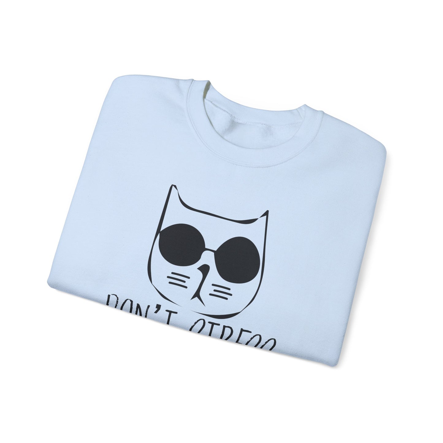 Don't Stress Meowt - Unisex Heavy Blend™ Crewneck Sweatshirt