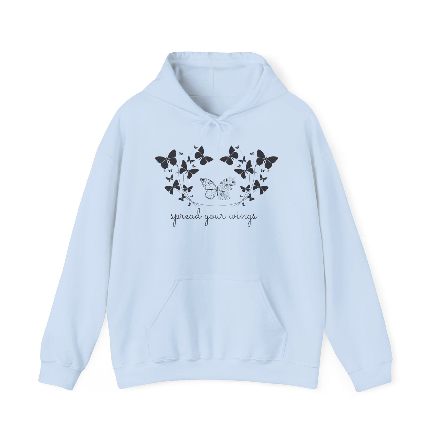 Butterfly, Spread Your Wings -  Unisex Heavy Blend™ Hooded Sweatshirt