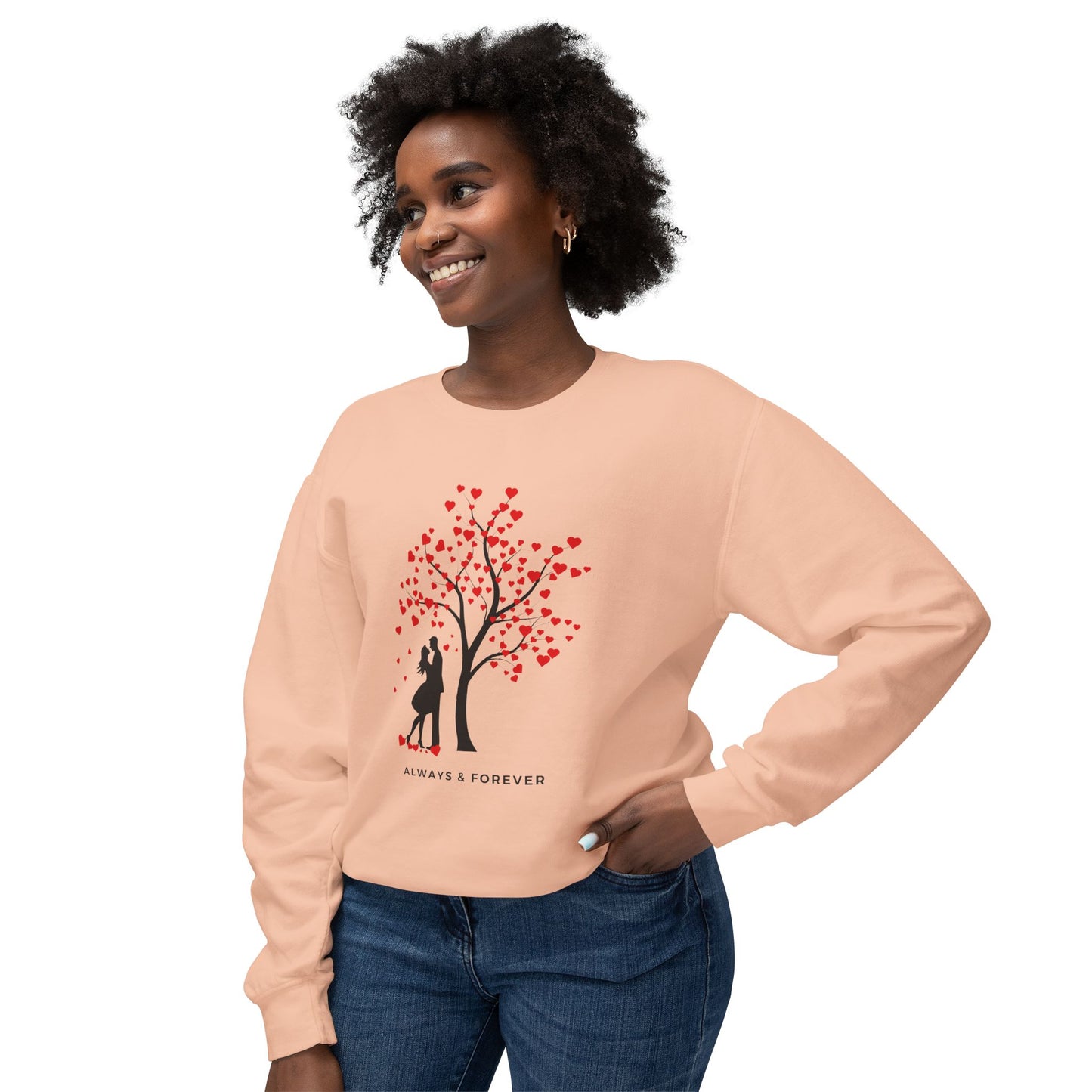 Always & Forever - Unisex Lightweight Crewneck Sweatshirt - 11553
