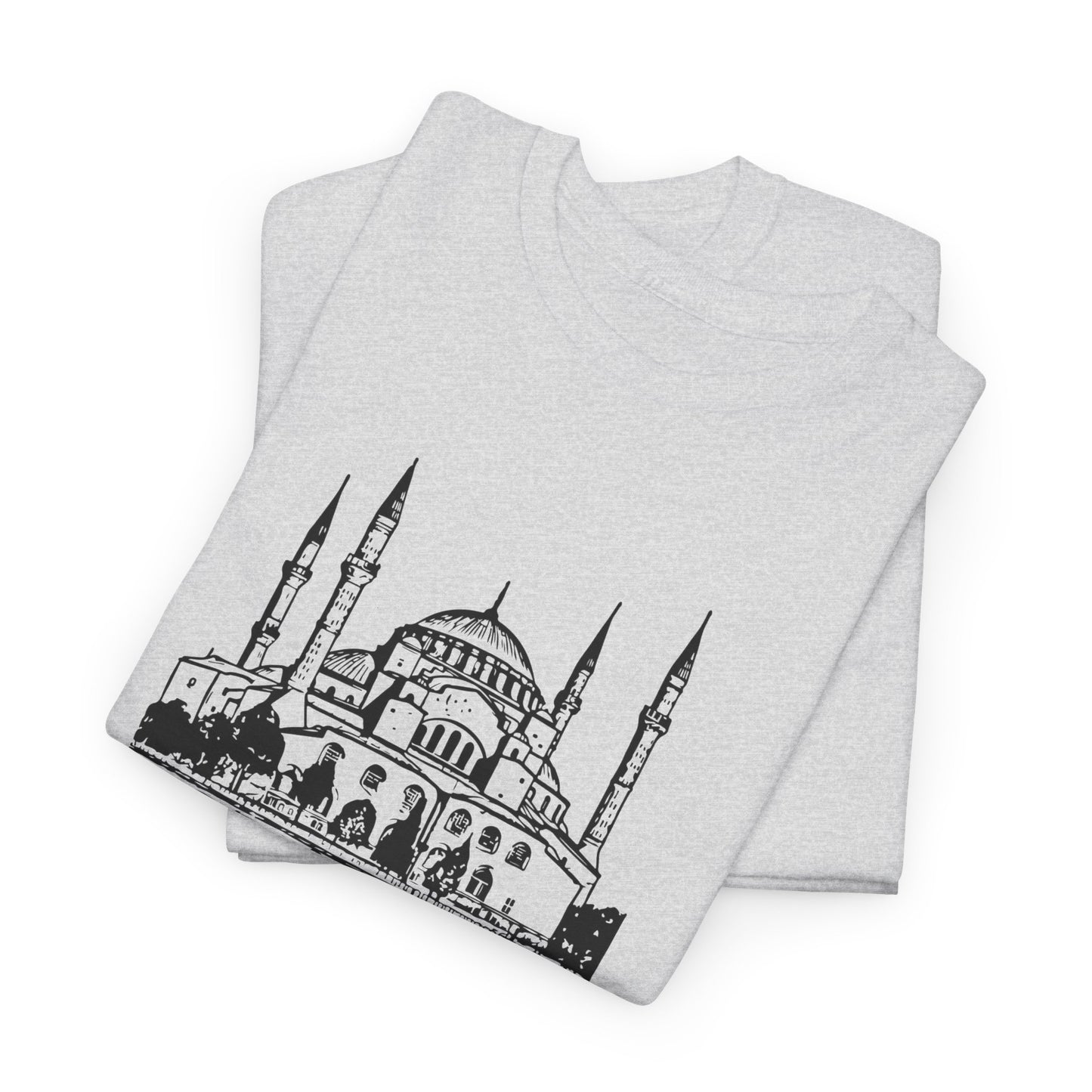 Istanbul Unisex Heavy Cotton Tee - Travel Inspired Apparel - 12007
