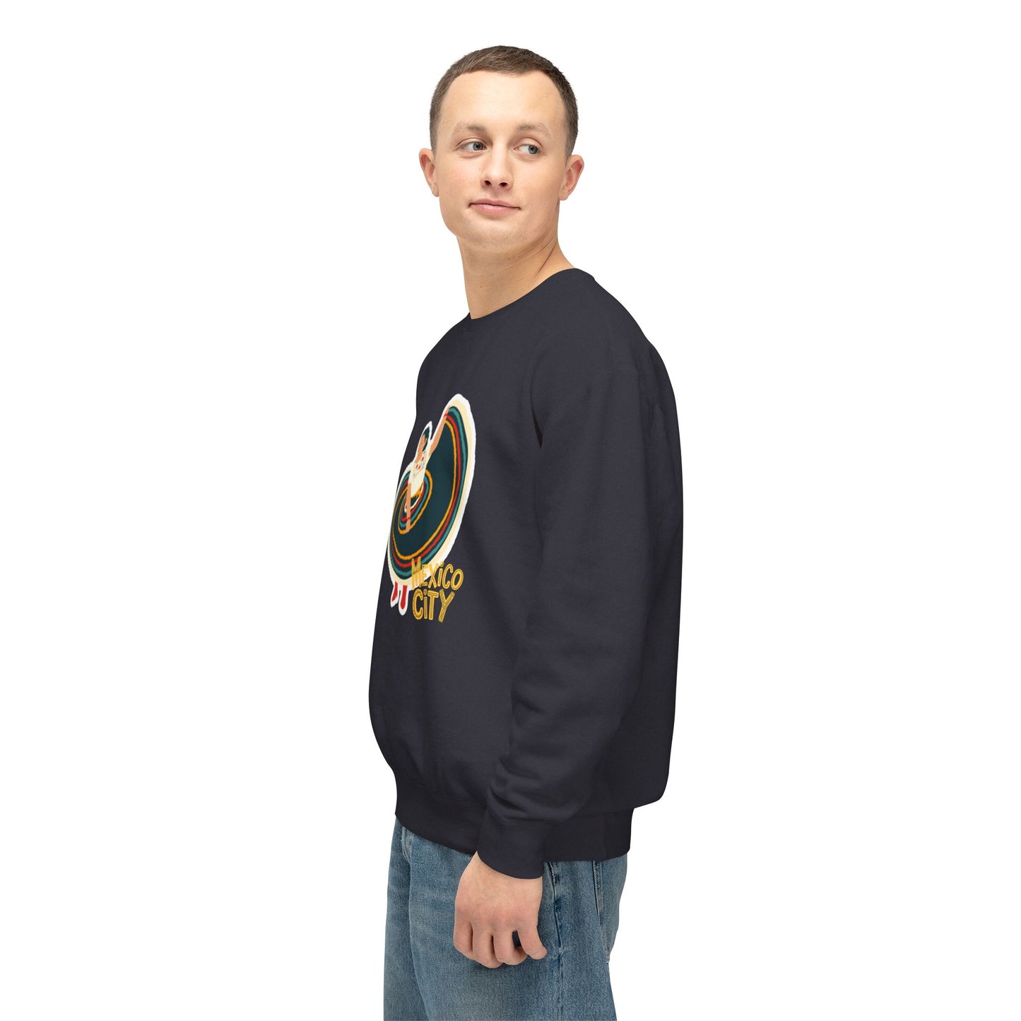 Mexico City Unisex Lightweight Crewneck Sweatshirt -12123