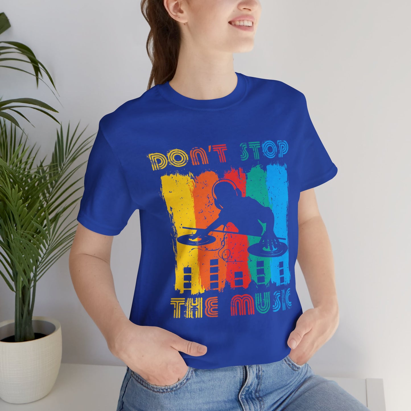 Don't Stop The Music - Unisex Jersey Short Sleeve Tee