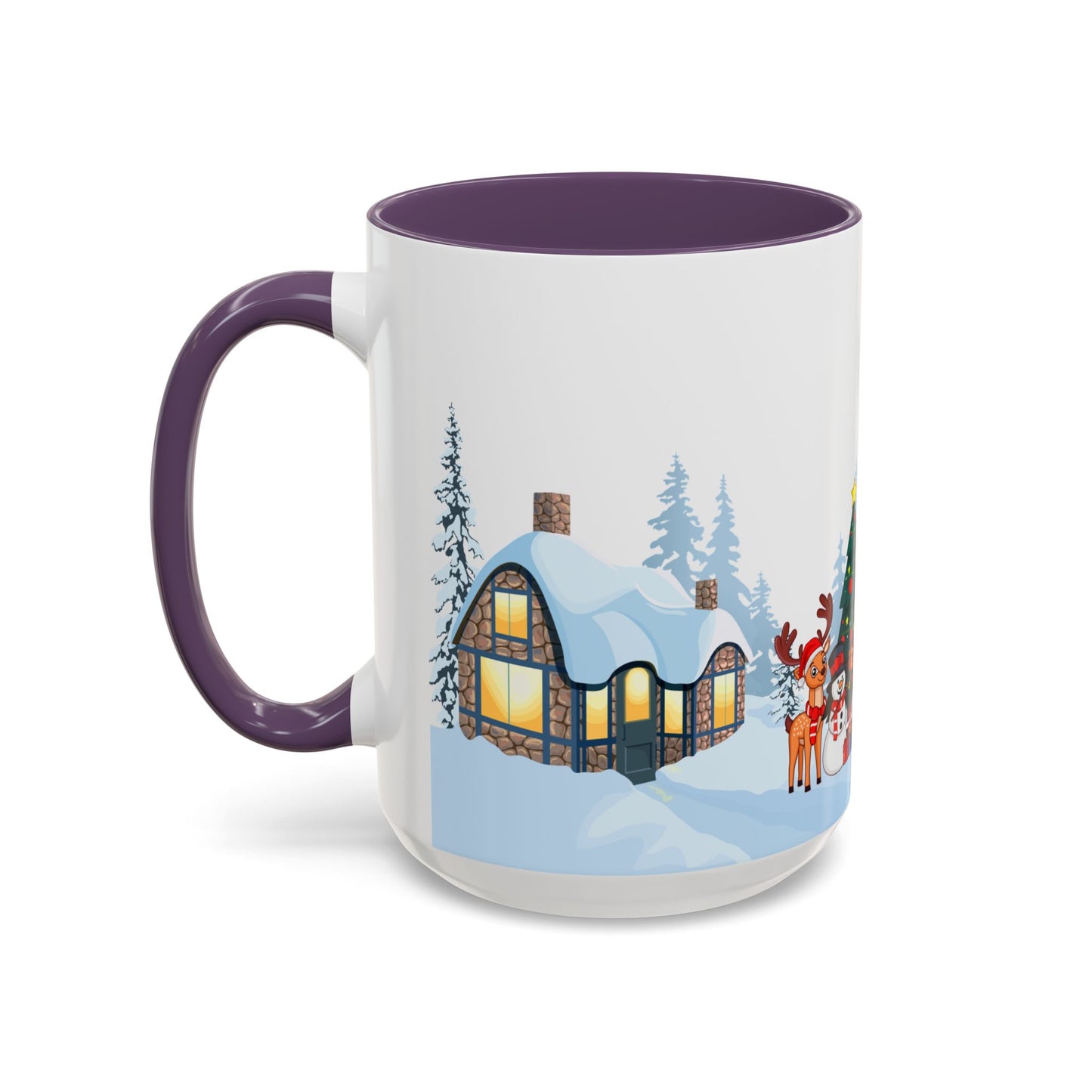 Outdoor Christmas Party - Accent Coffee Mug (11, 15oz) - 10454