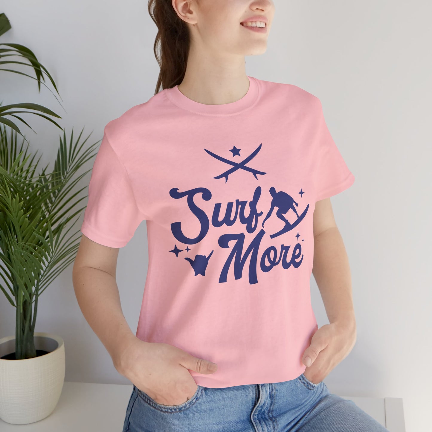 Surf More - Unisex Jersey Short Sleeve Tee - 13135