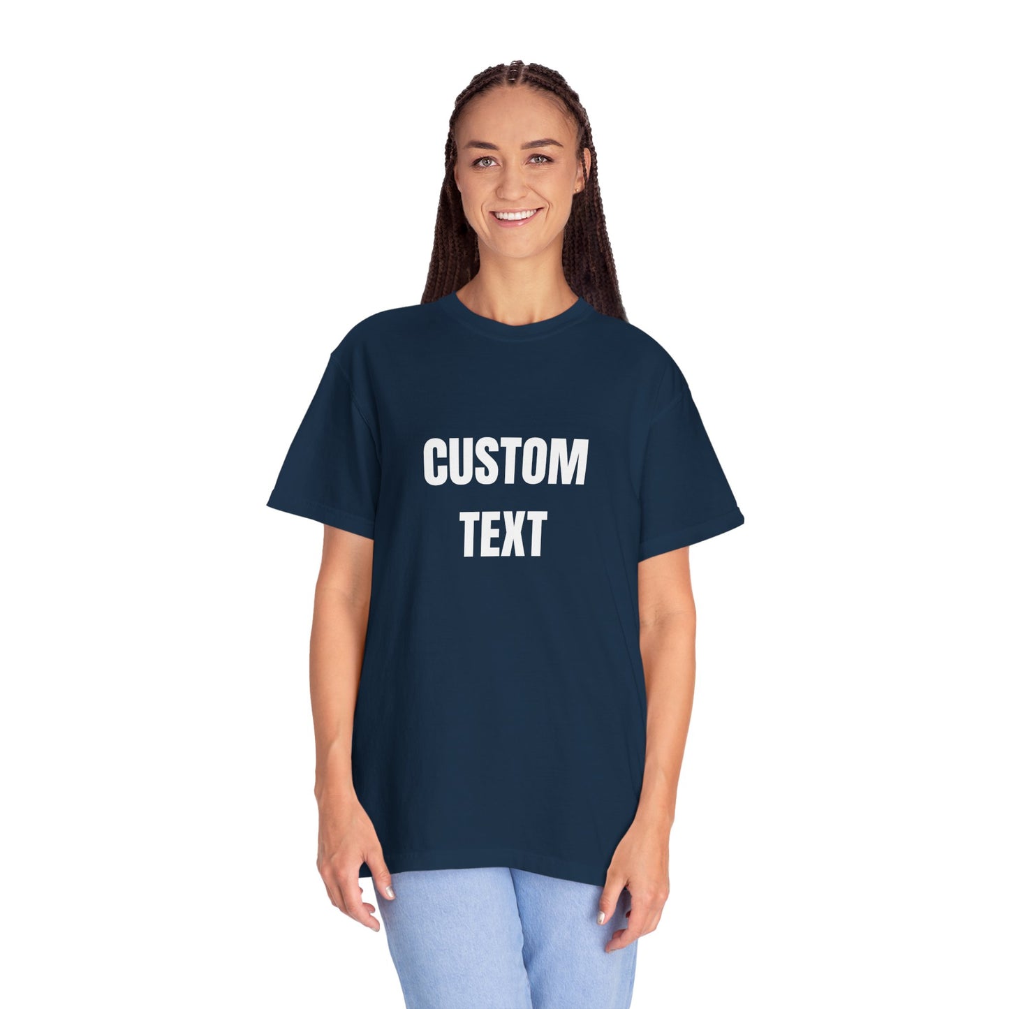 Custom Novelty T-Shirt – Unisex Garment-Dyed Cotton Tee - 14681