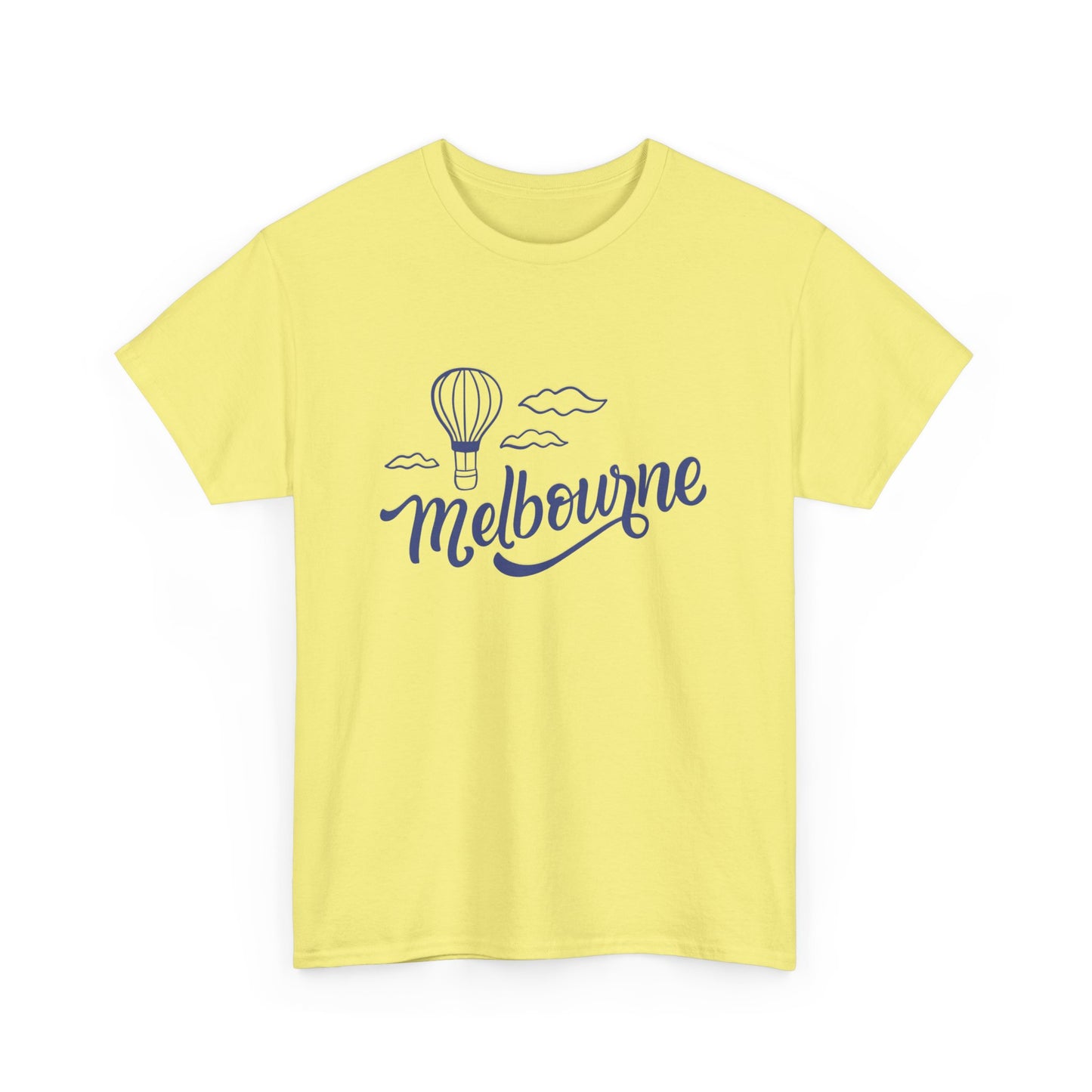 Melbourne Hot Air Balloon Unisex Heavy Cotton Tee - 12142