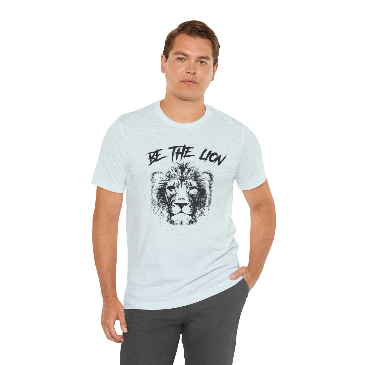 Gym: Be The Lion - Unisex Jersey Short Sleeve Tee